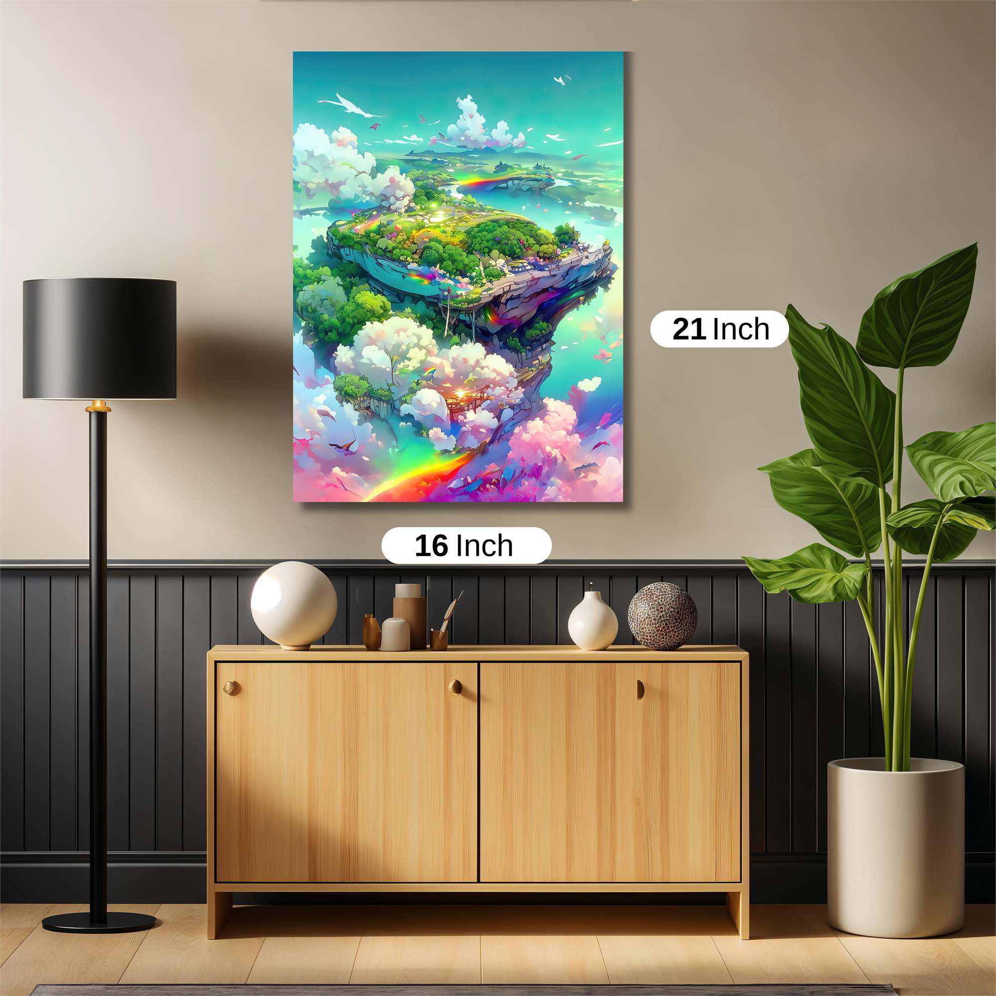 Rainbow Bliss Safe Wall Magnetic / M