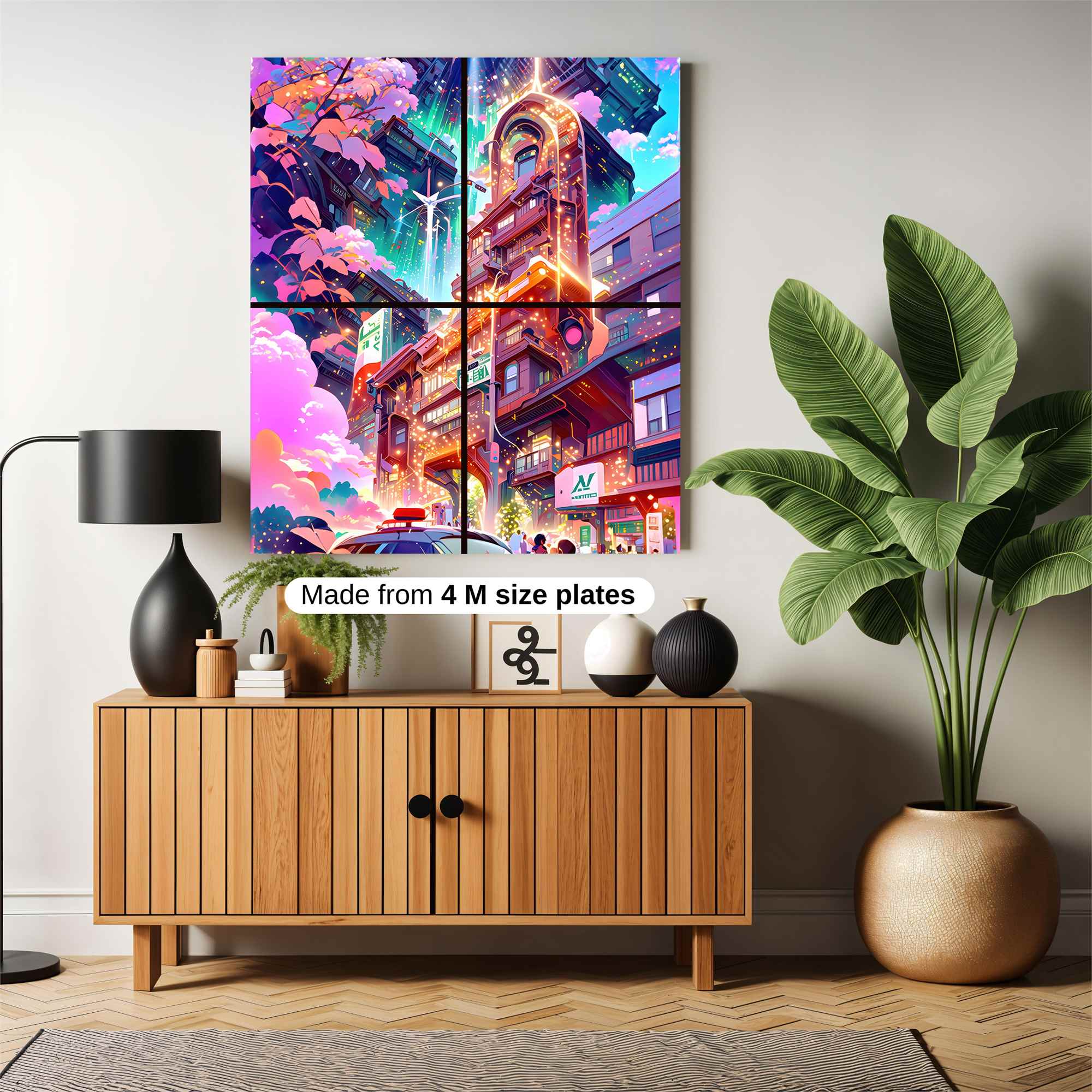 Neon Serenity Safe Wall Magnetic / M