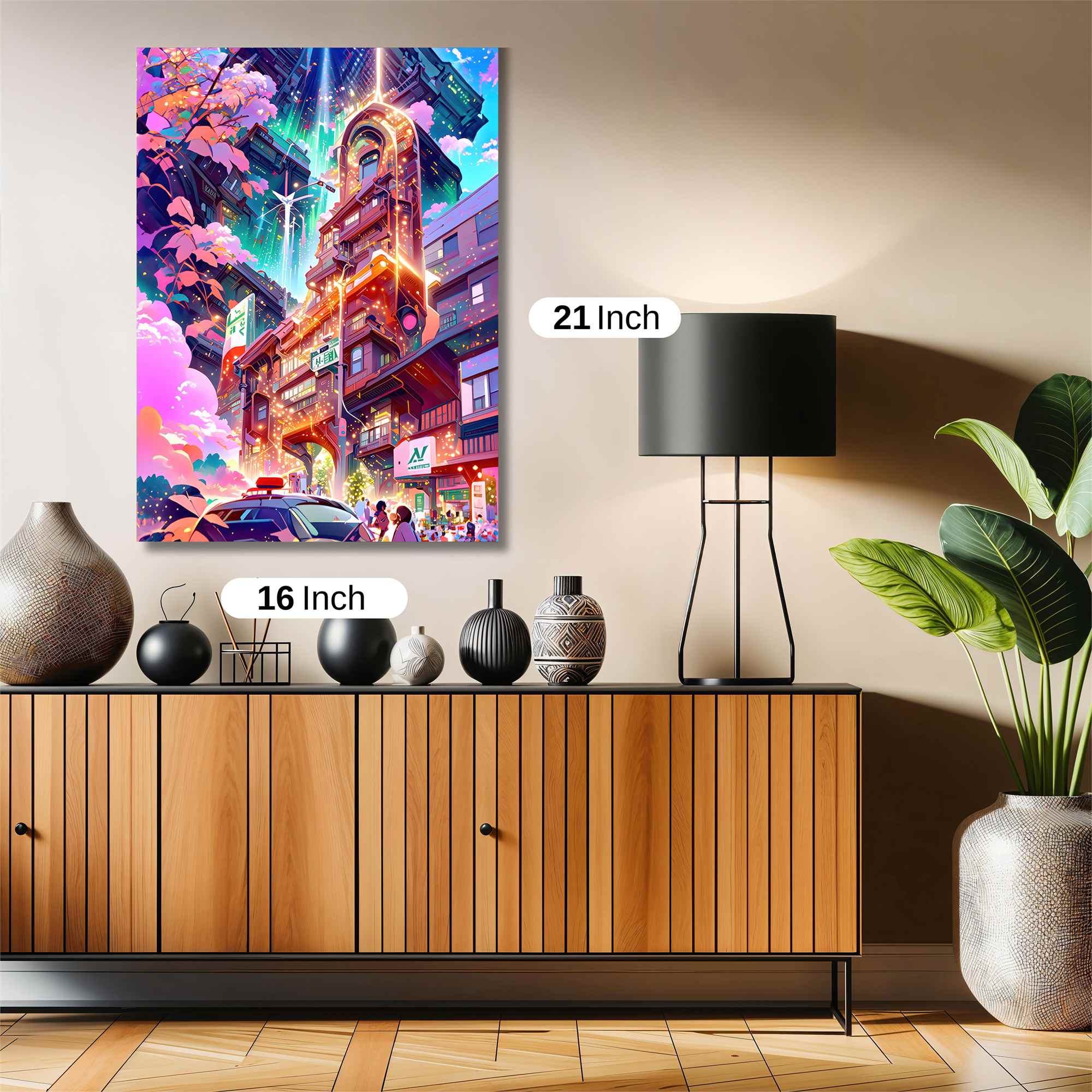 Neon Serenity Safe Wall Magnetic / M