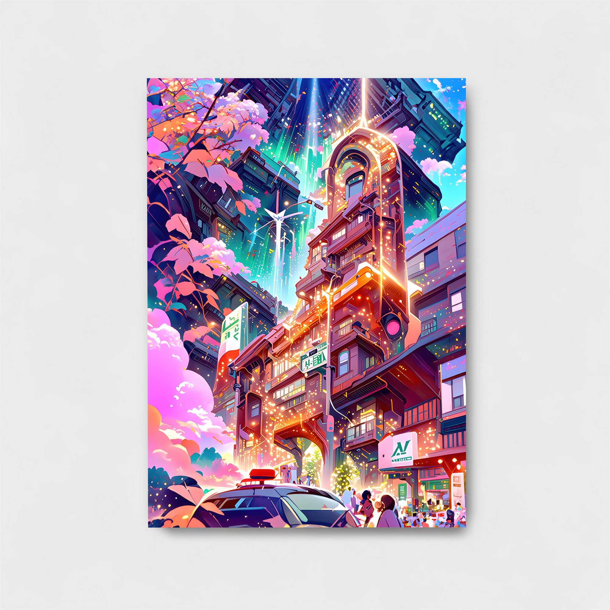 Neon Serenity Safe Wall Magnetic / M