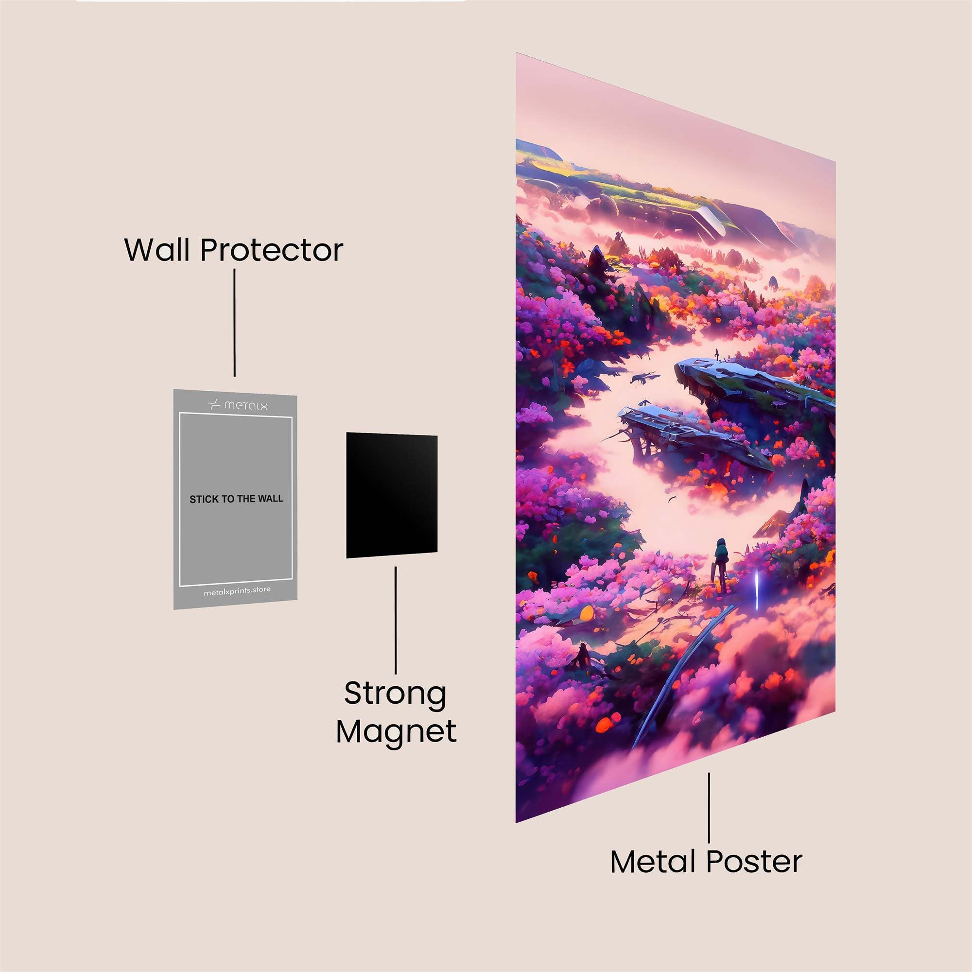 Dreamscape Bliss Safe Wall Magnetic / M