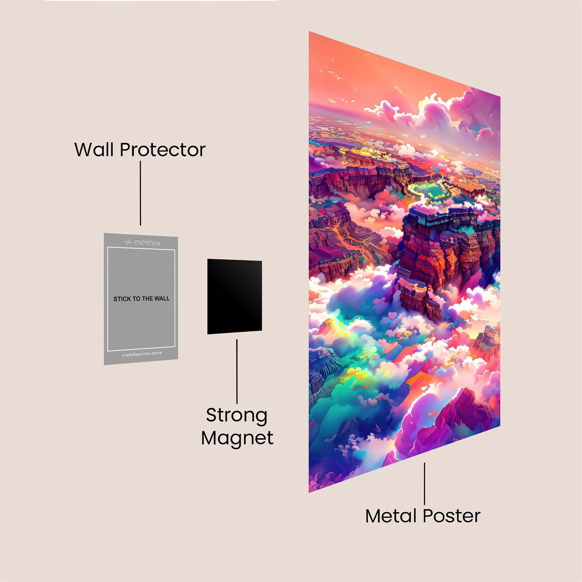 Grandiose Dreamscape Safe Wall Magnetic / M