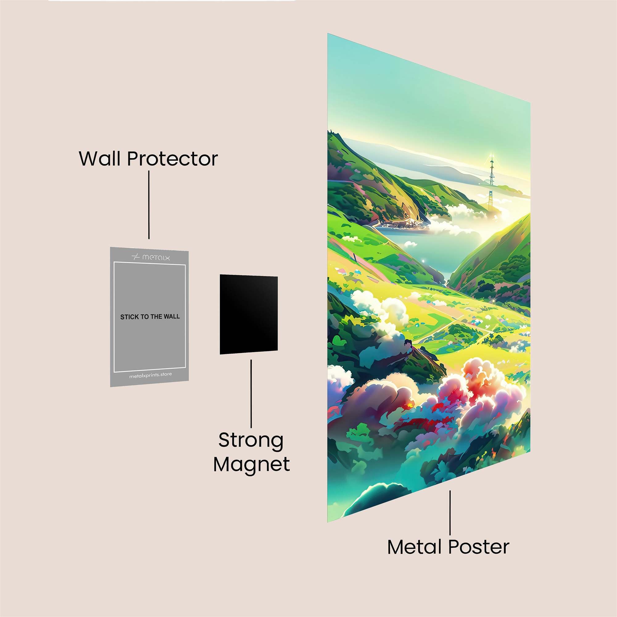 Sutro Serenity Safe Wall Magnetic / M