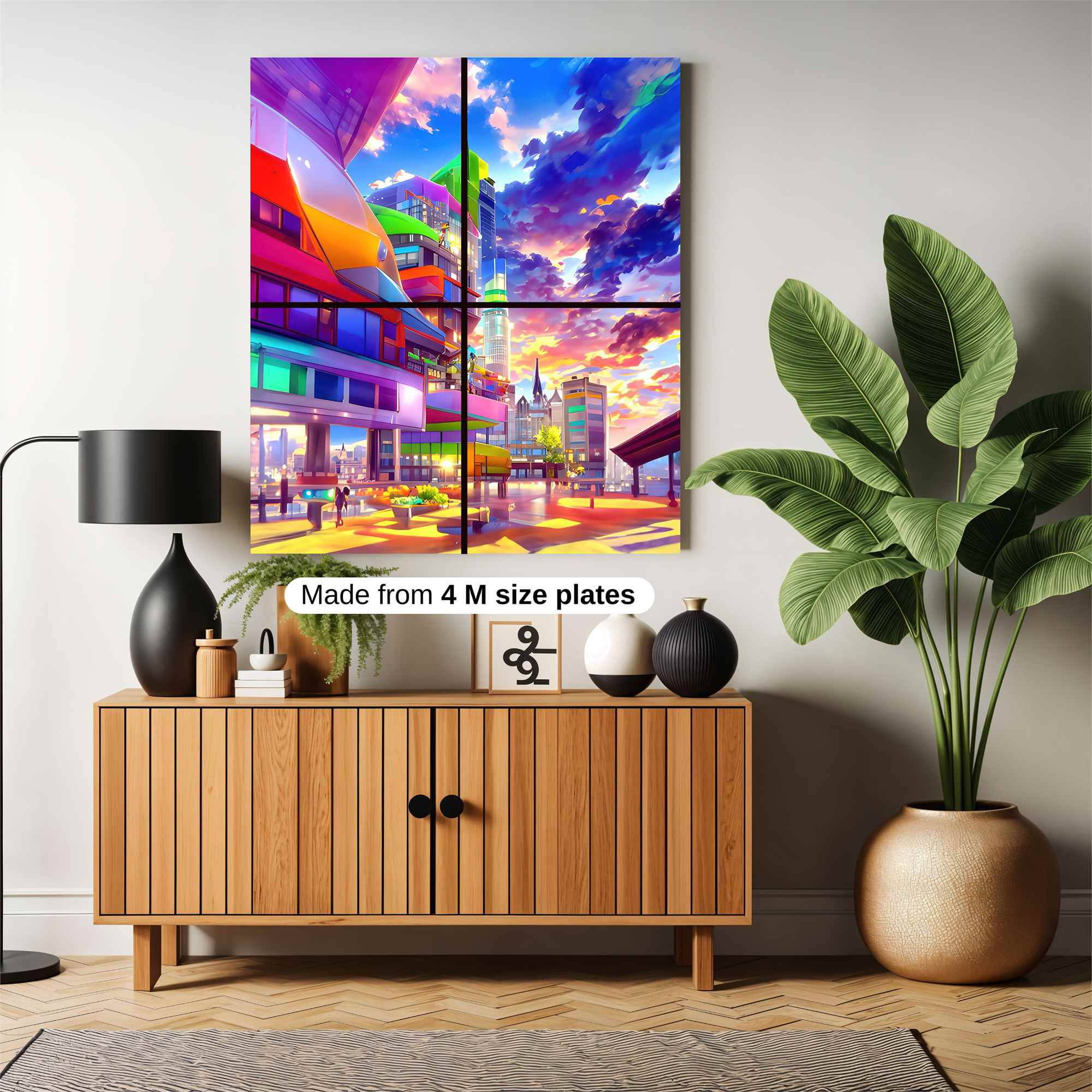 Cityscape Dream Safe Wall Magnetic / M