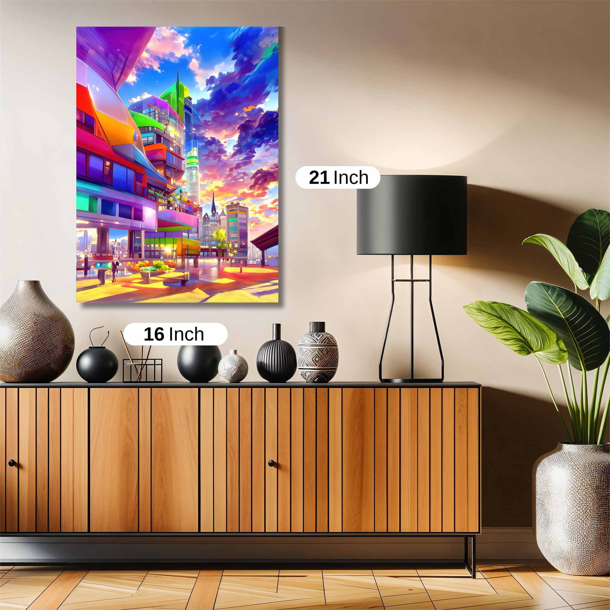 Cityscape Dream Safe Wall Magnetic / M