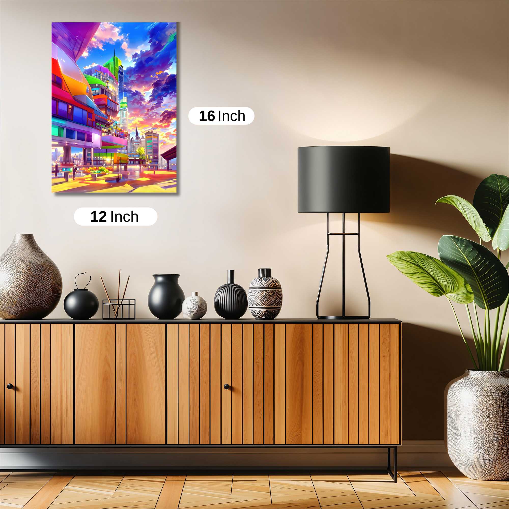 Cityscape Dream Safe Wall Magnetic / M