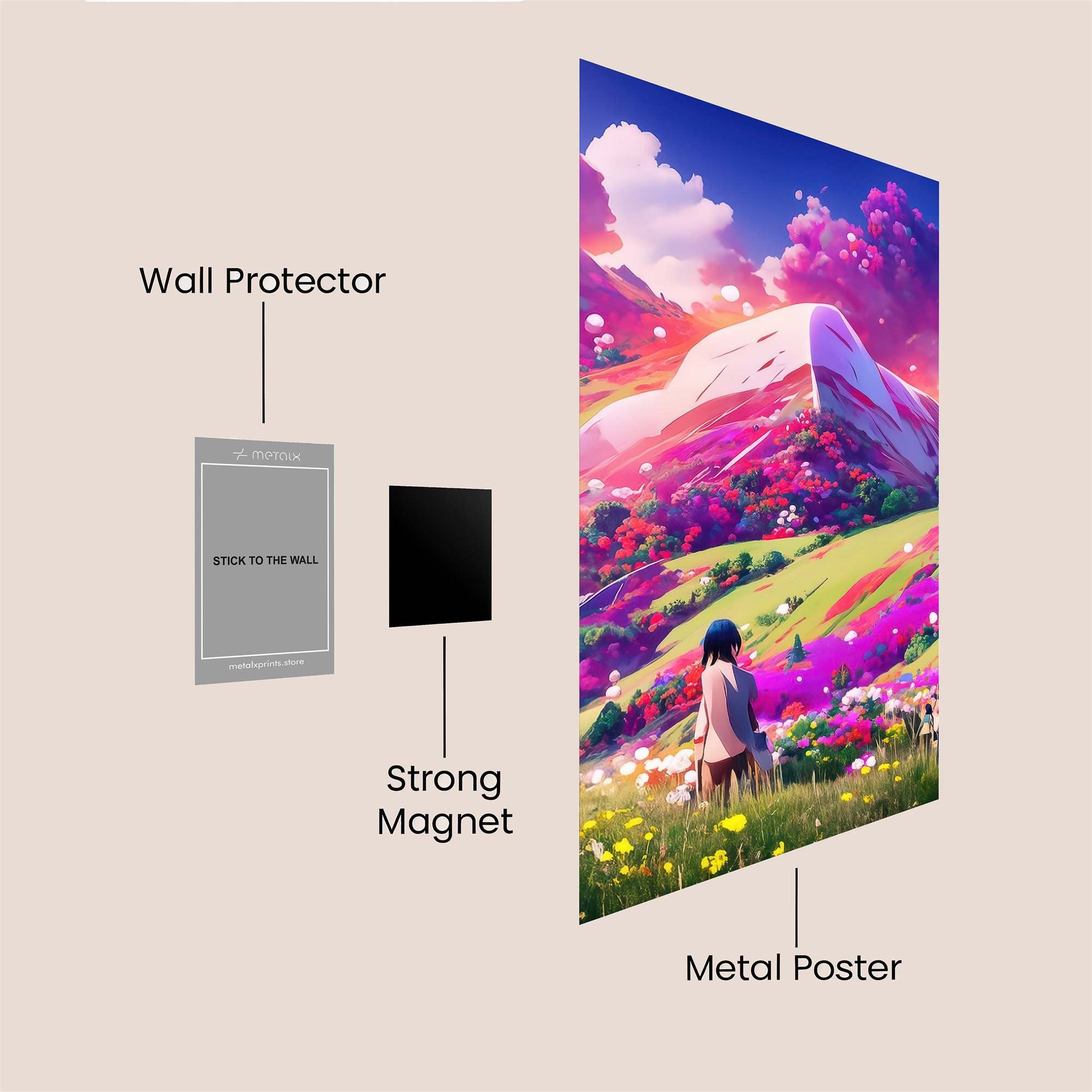 Dreamscape Serenity Safe Wall Magnetic / M