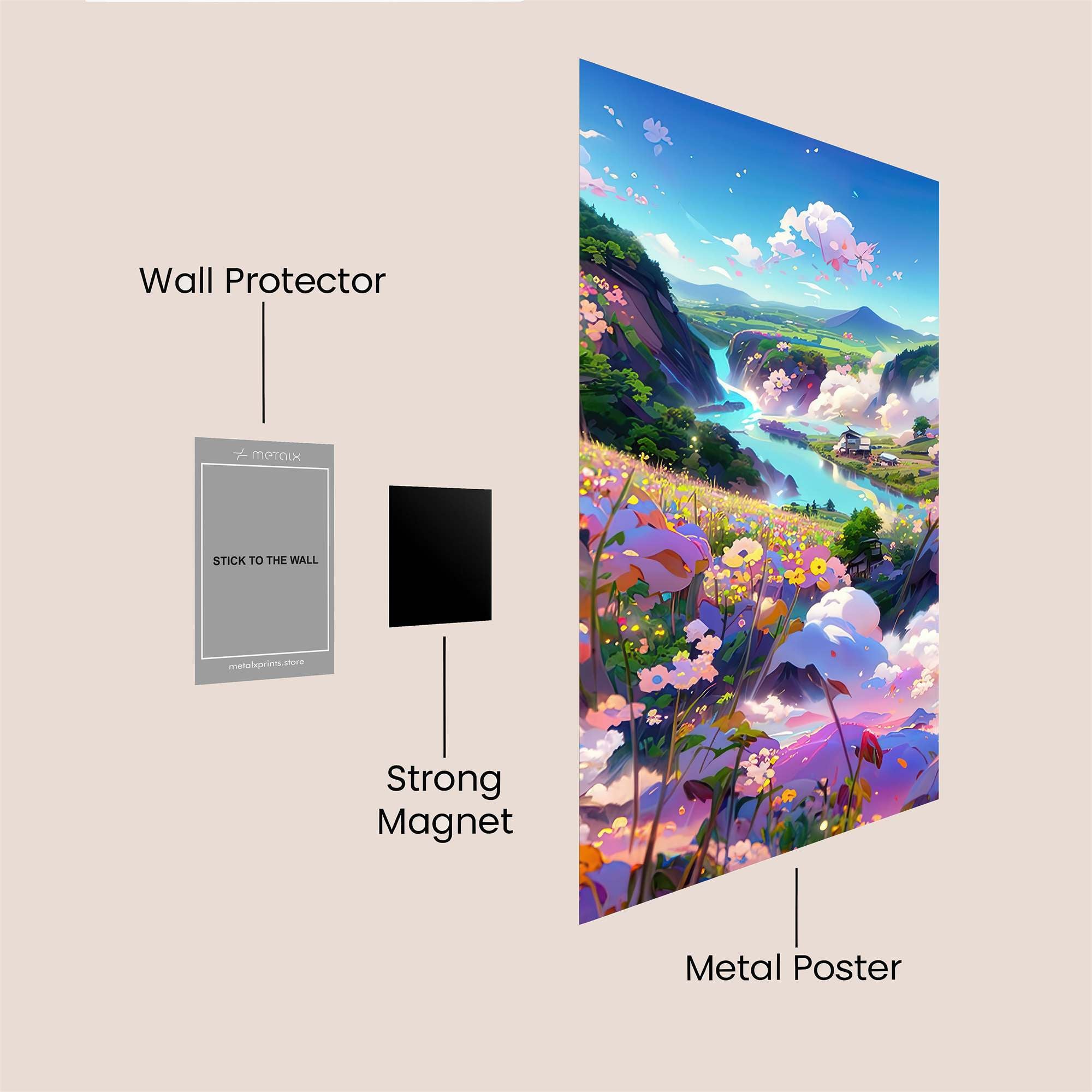 Valley Dreamscape Safe Wall Magnetic / M