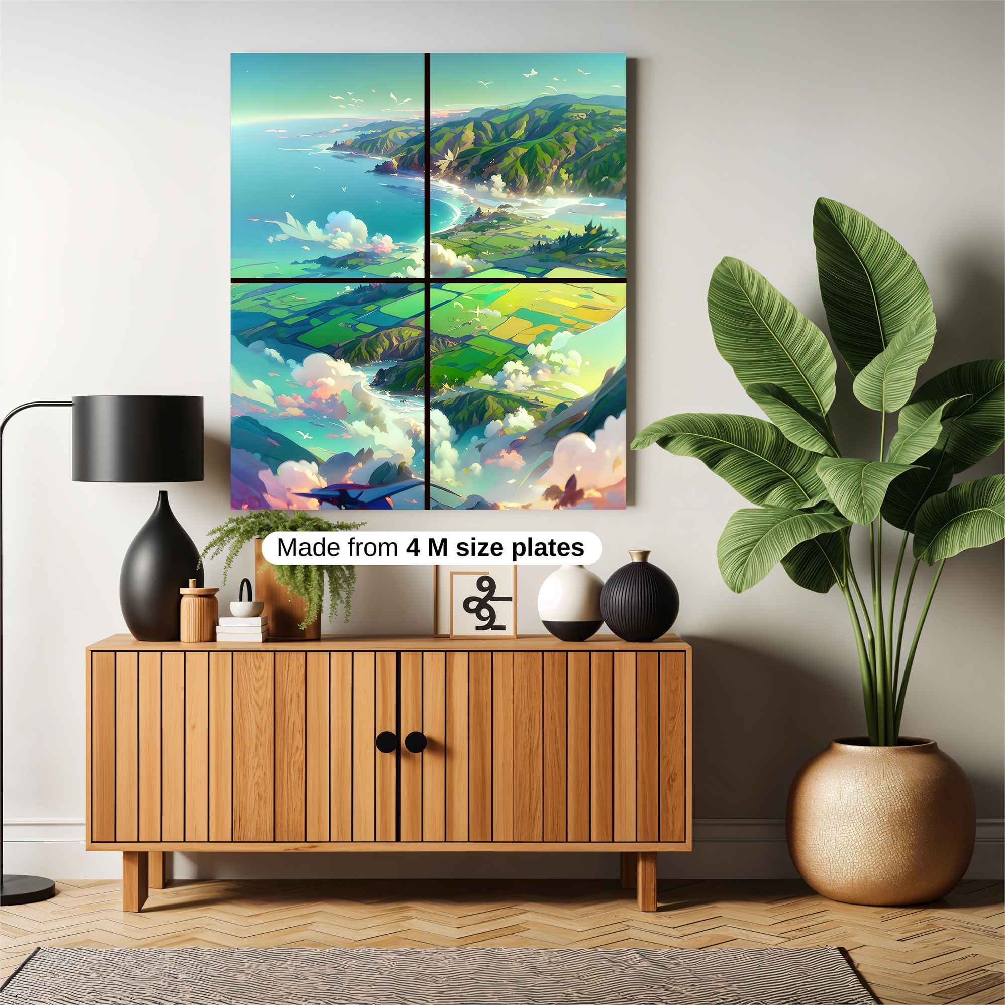 Coastal Serenity Safe Wall Magnetic / M