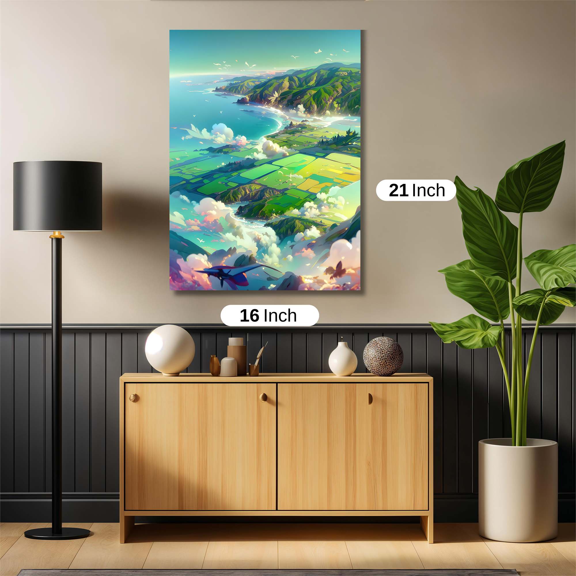 Coastal Serenity Safe Wall Magnetic / M