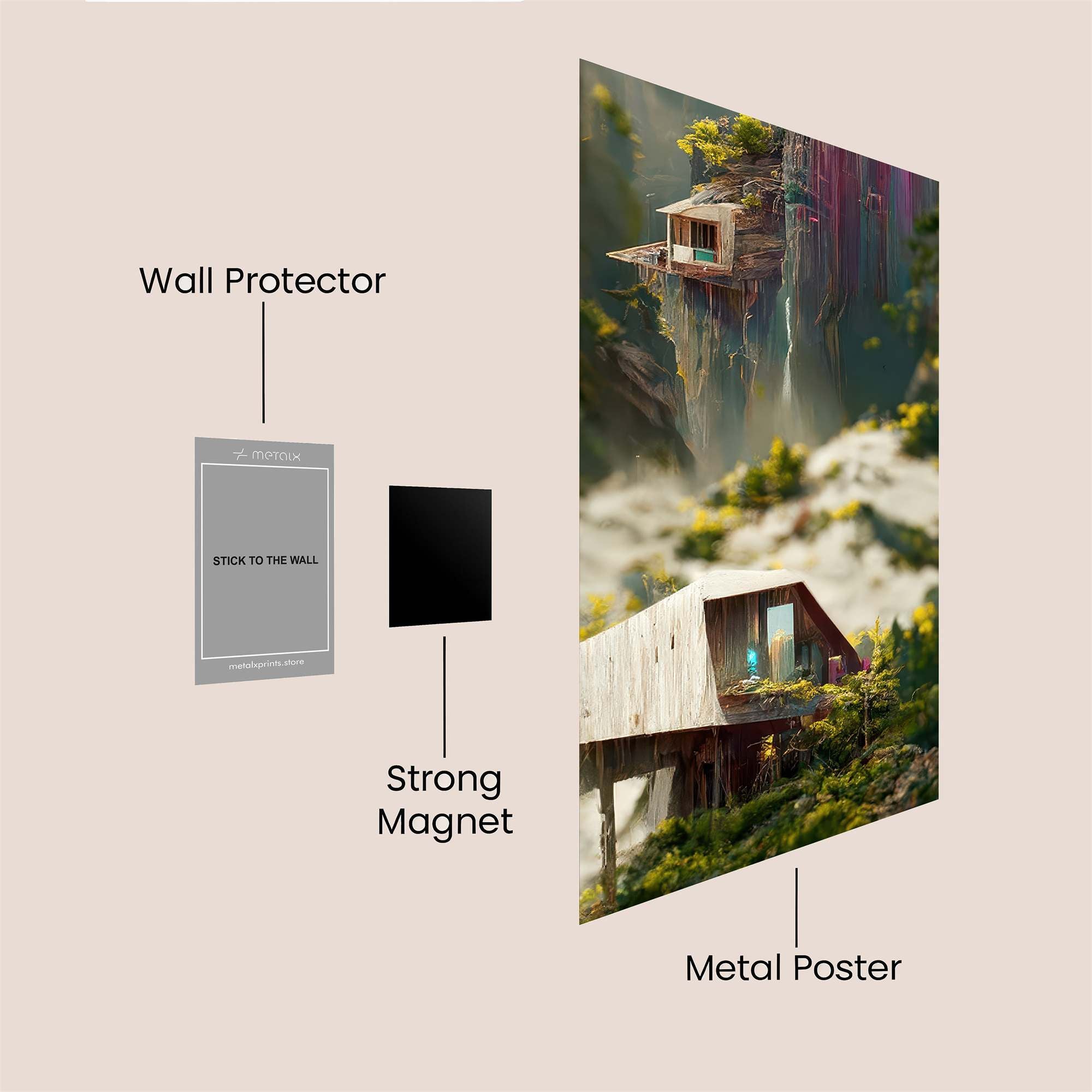 Cabin Serenity Safe Wall Magnetic / M