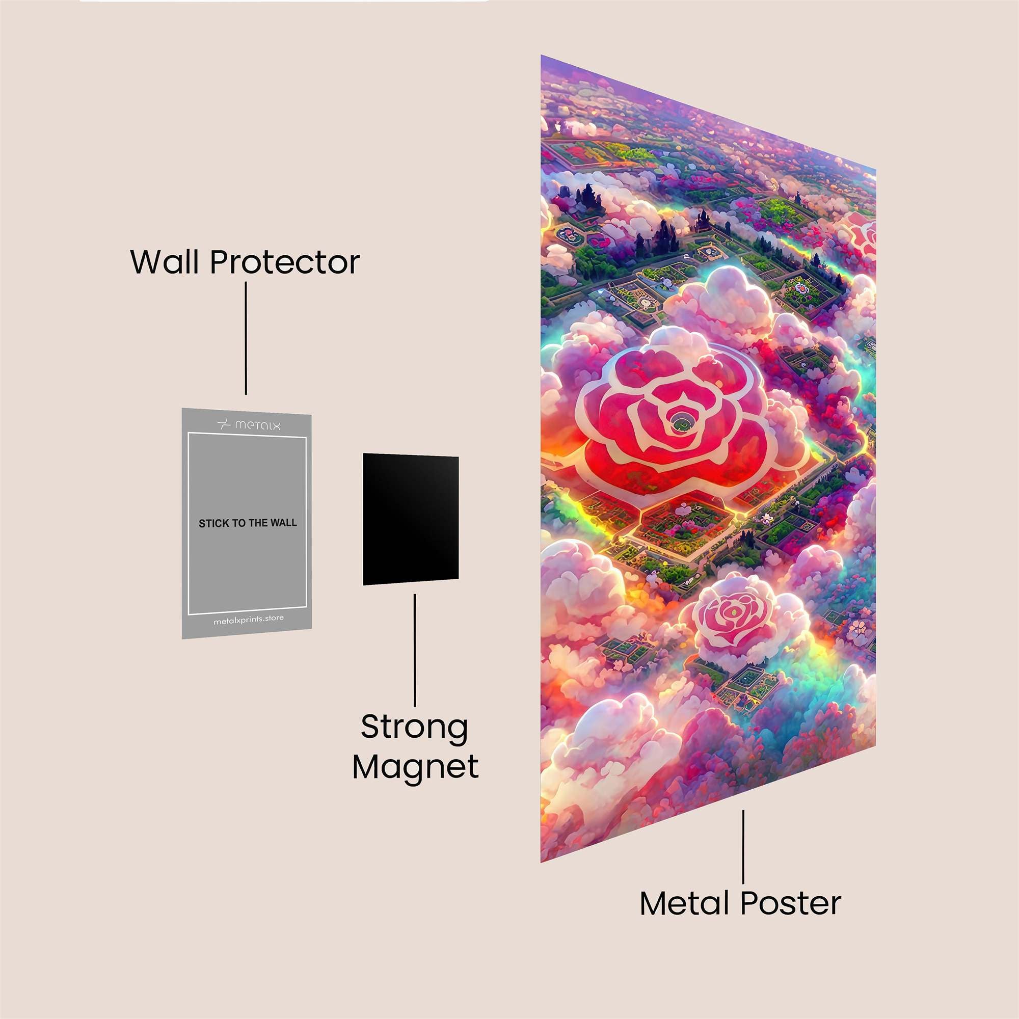 RoseDream Safe Wall Magnetic / M