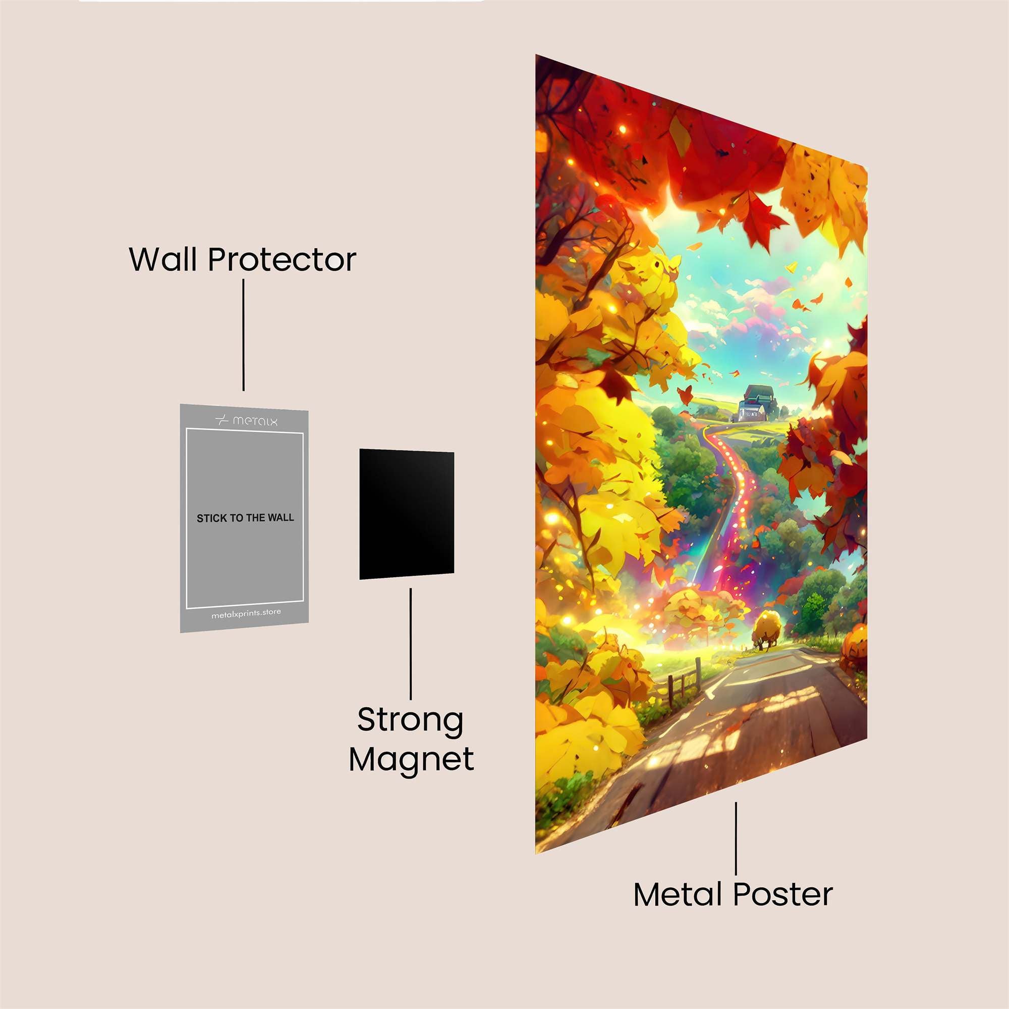 AutumnWhimsy Safe Wall Magnetic / M