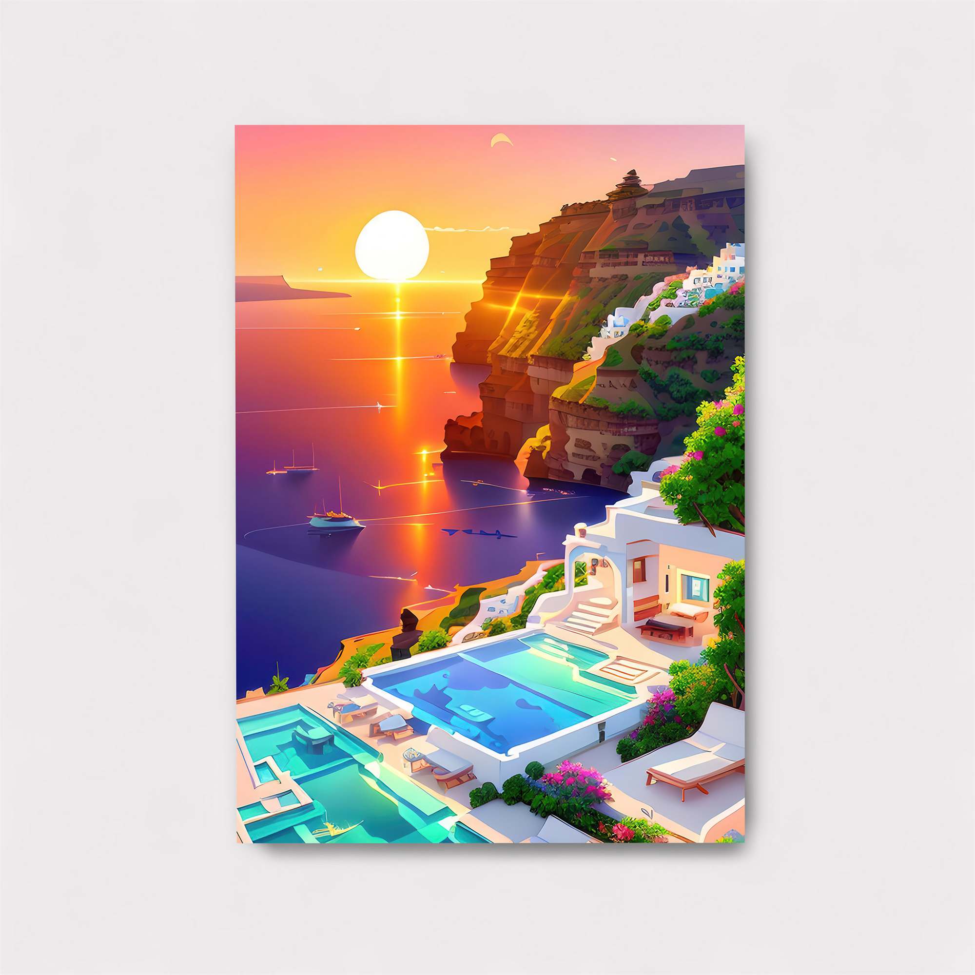 Santorini Serenity Safe Wall Magnetic / M