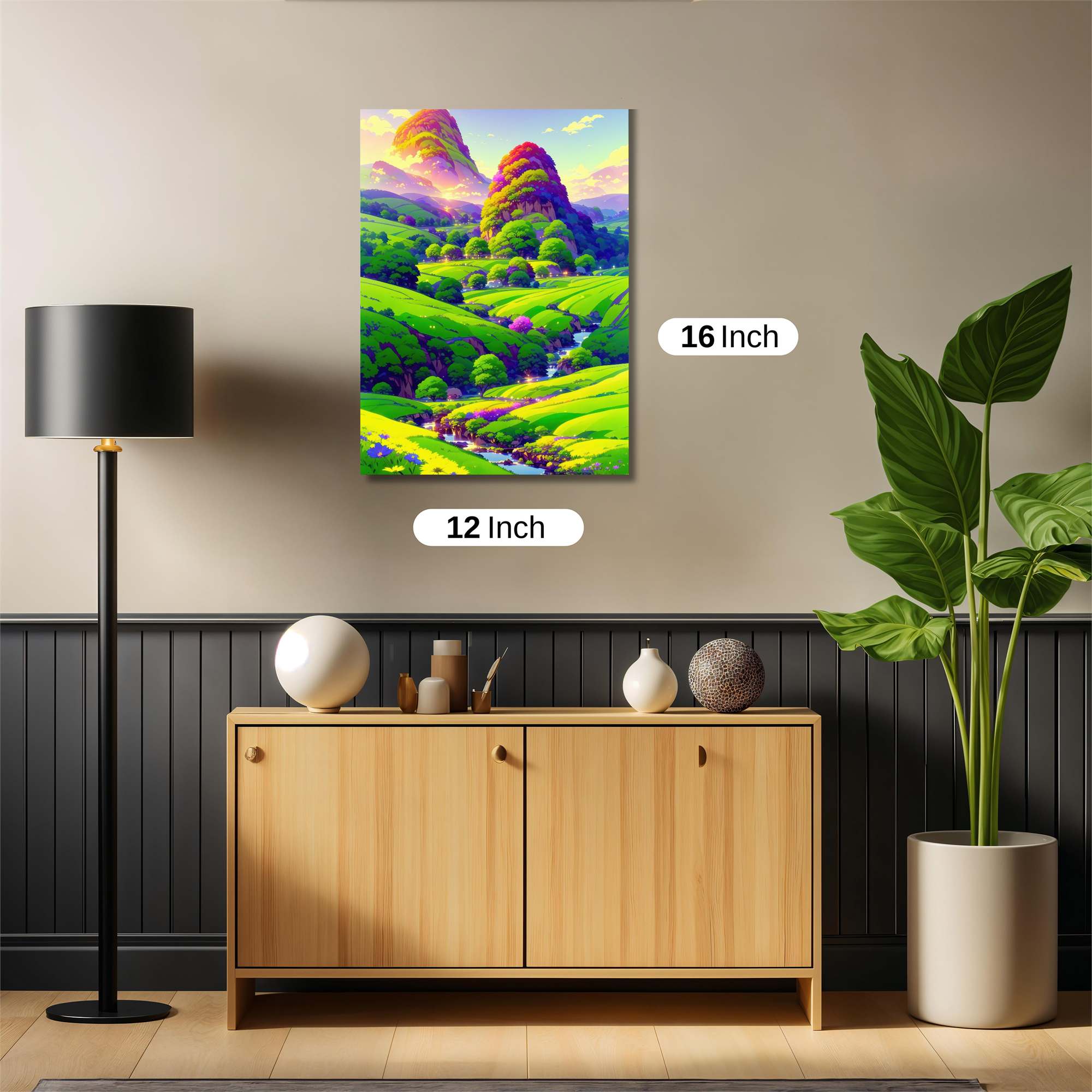 Verdant Serenity Safe Wall Magnetic / M