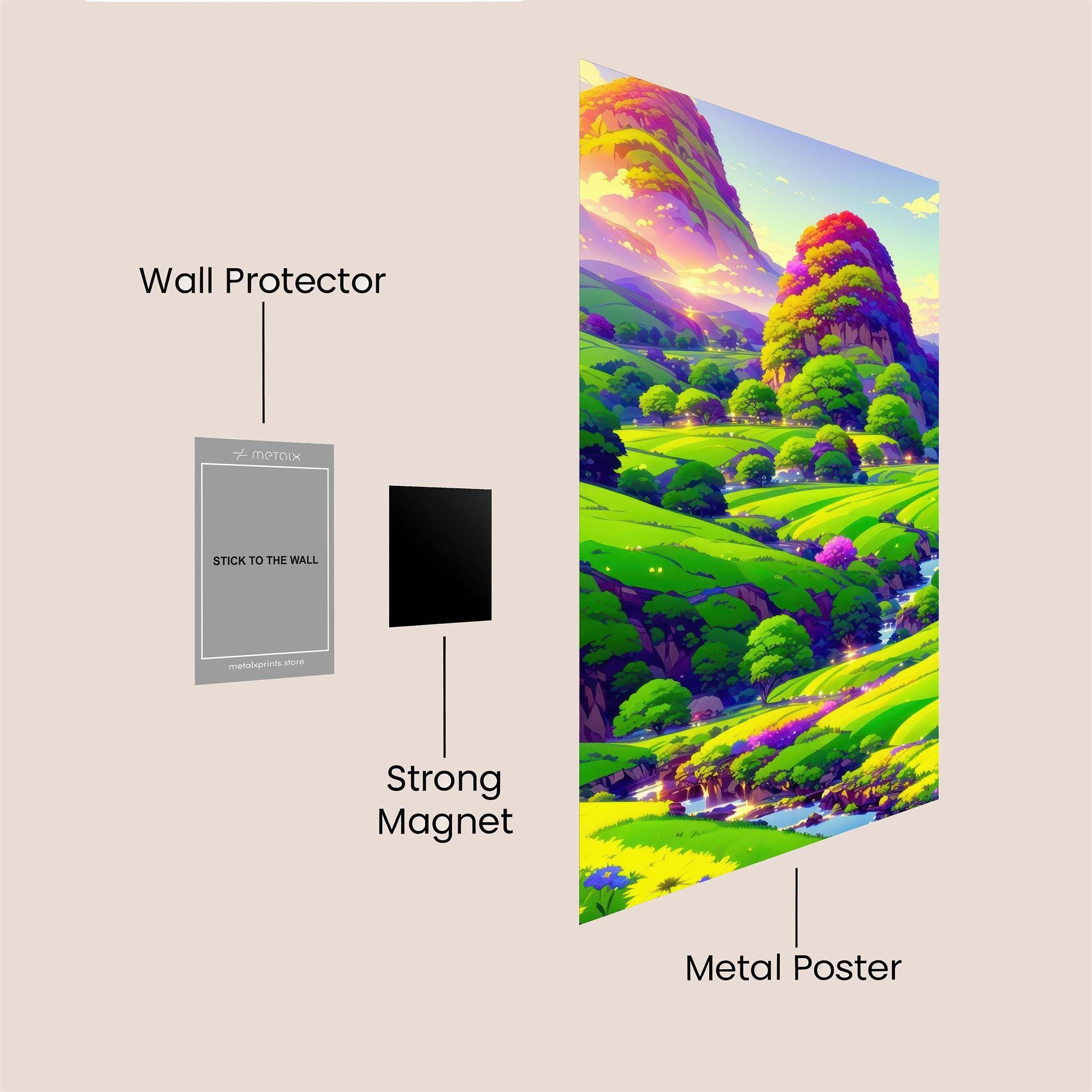 Verdant Serenity Safe Wall Magnetic / M