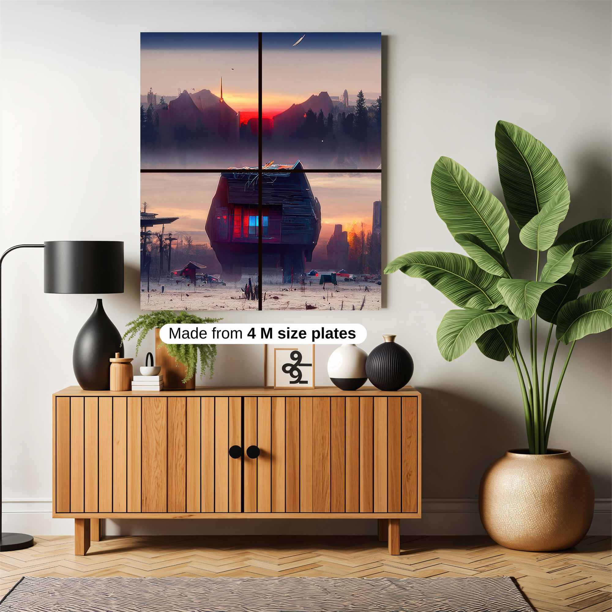 Cabin Twilight Safe Wall Magnetic / M