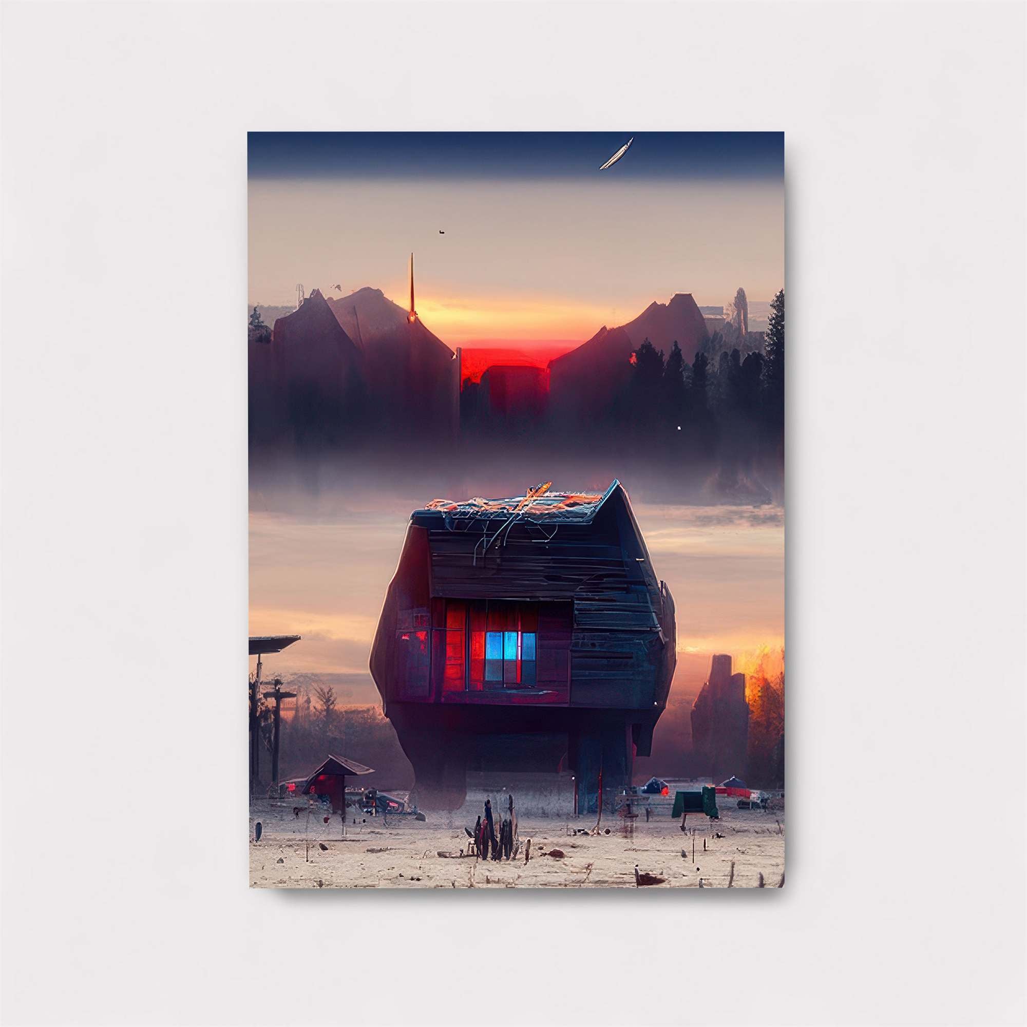 Cabin Twilight Safe Wall Magnetic / M
