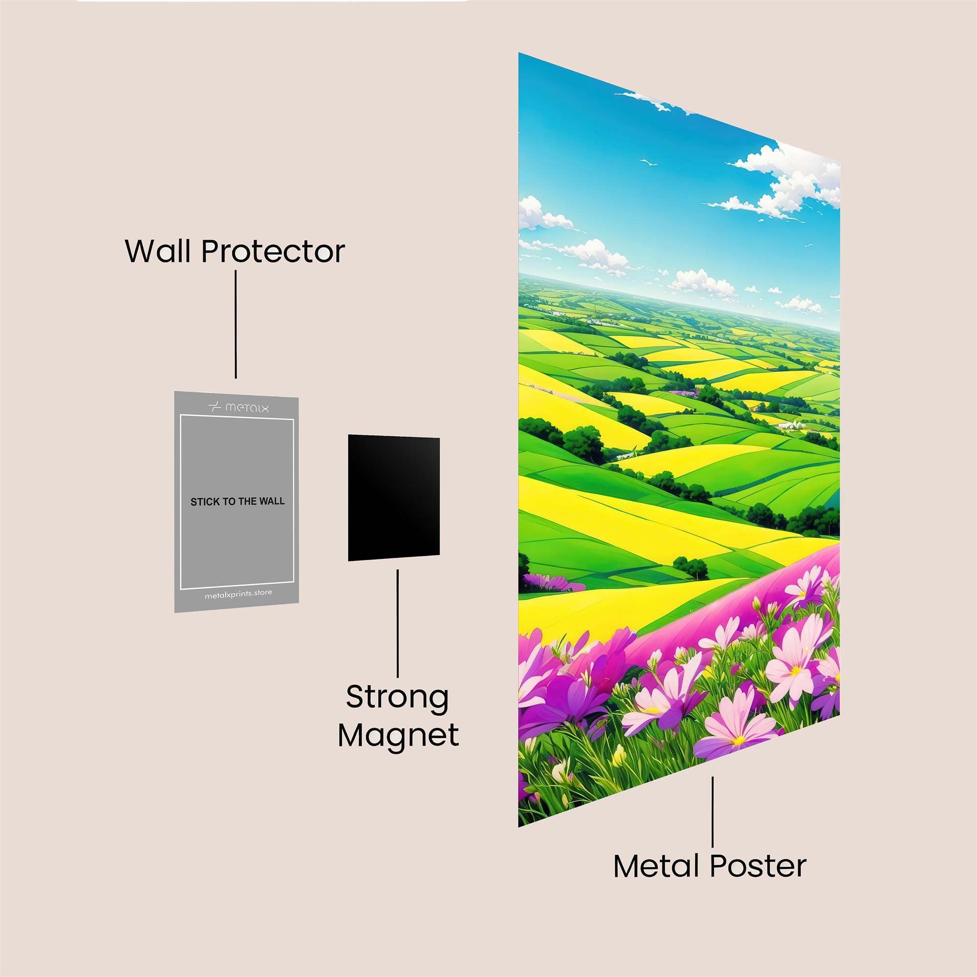 Fields Bliss Safe Wall Magnetic / M