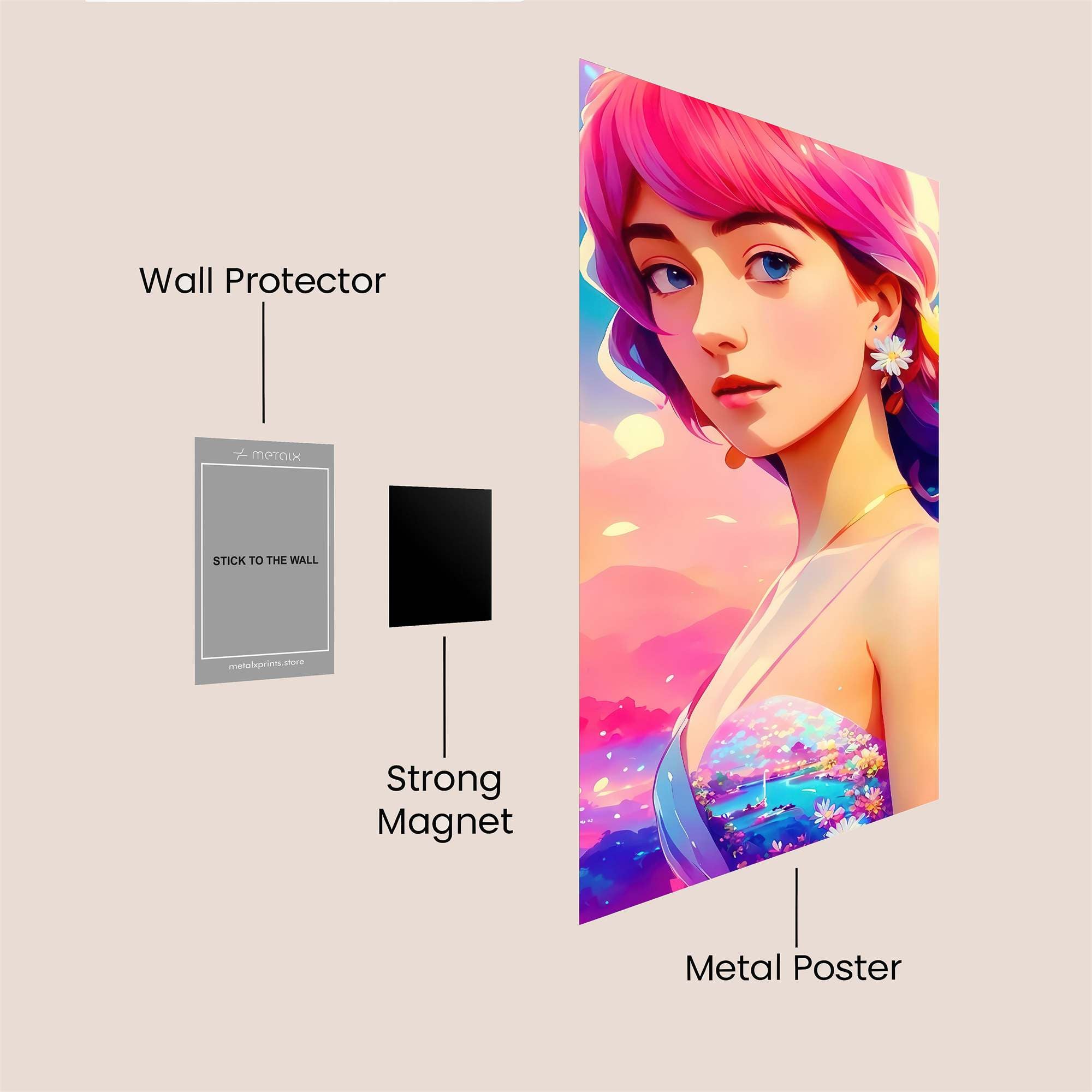 Daisy Dream Safe Wall Magnetic / M