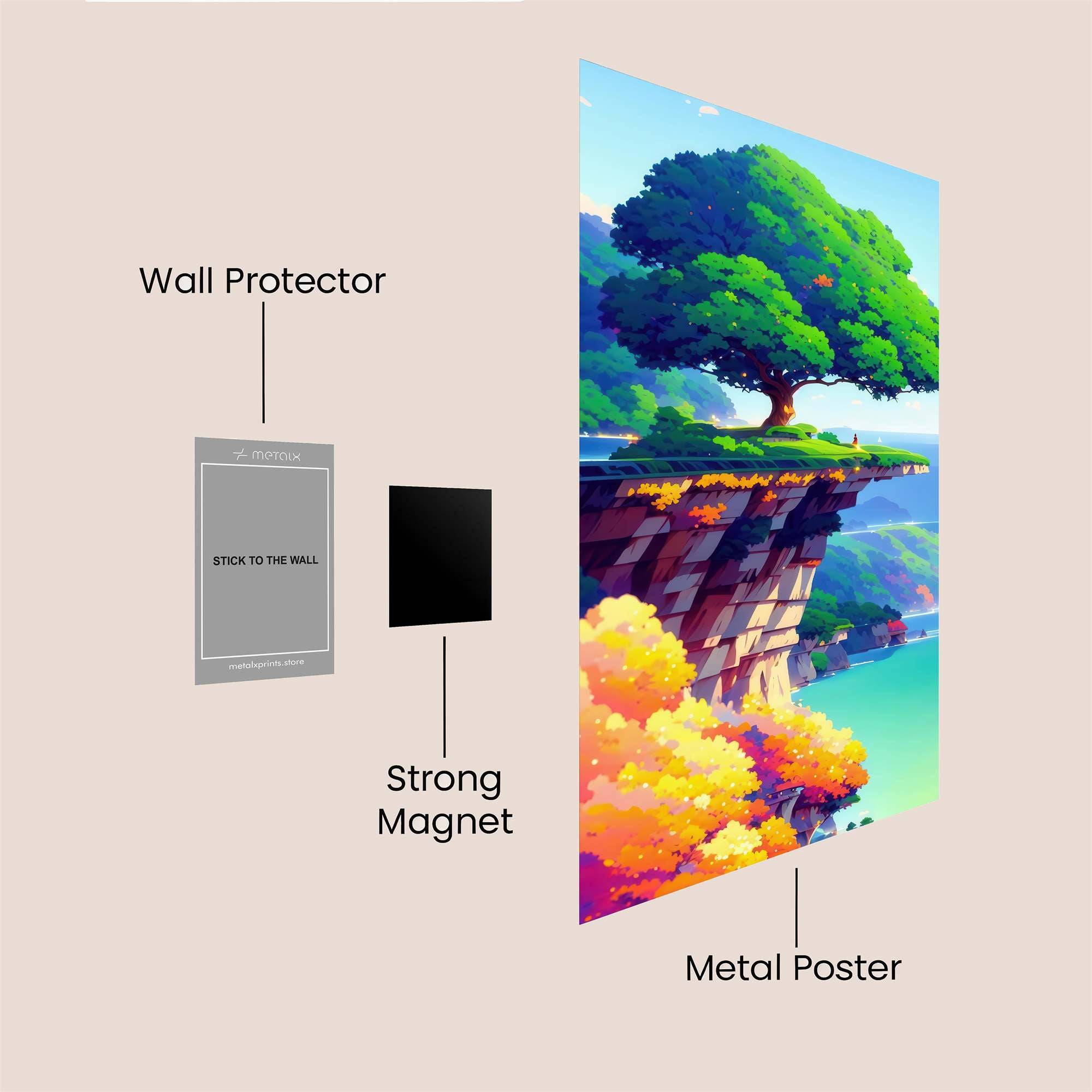 Solitude Haven Safe Wall Magnetic / M