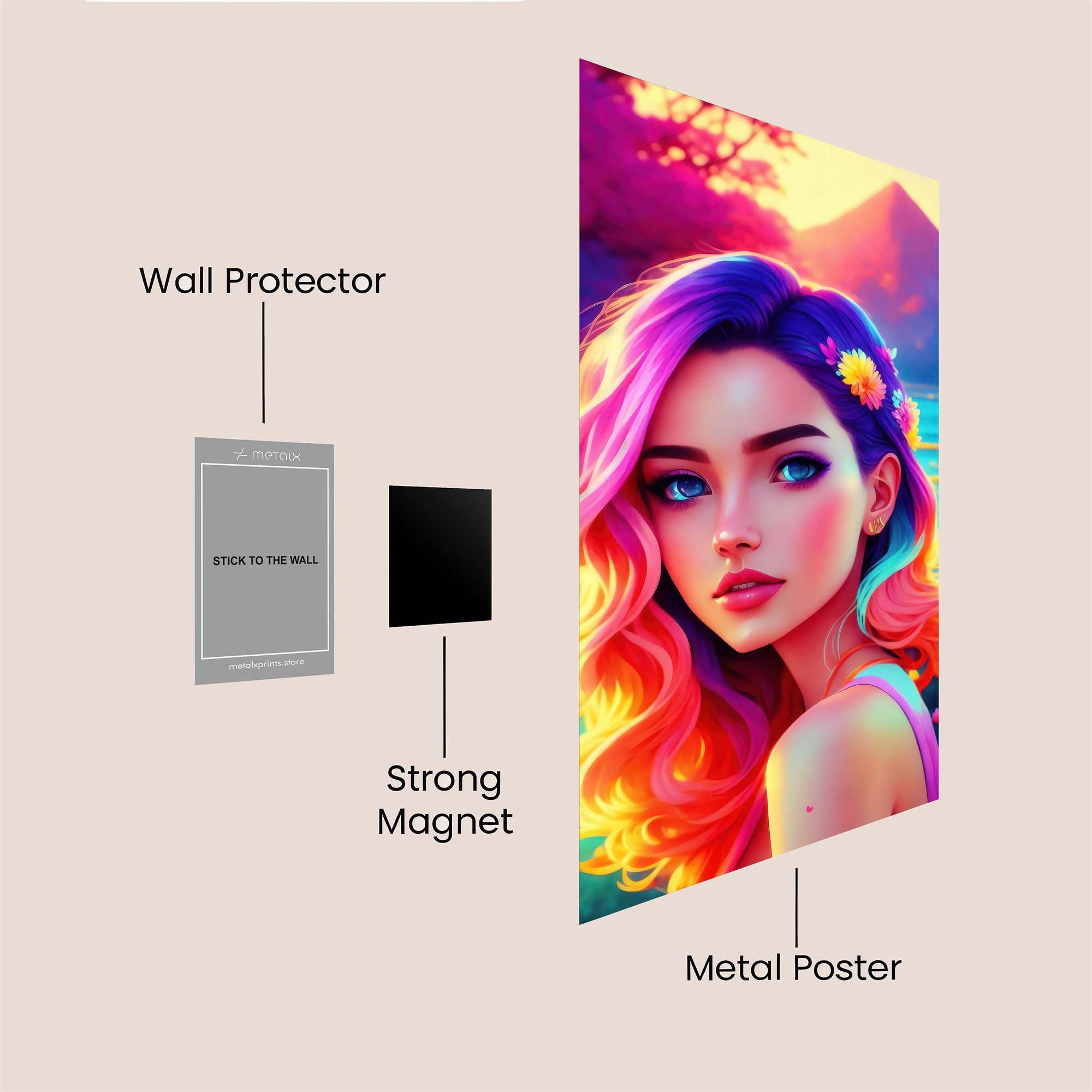 Aurora Dream Safe Wall Magnetic / M