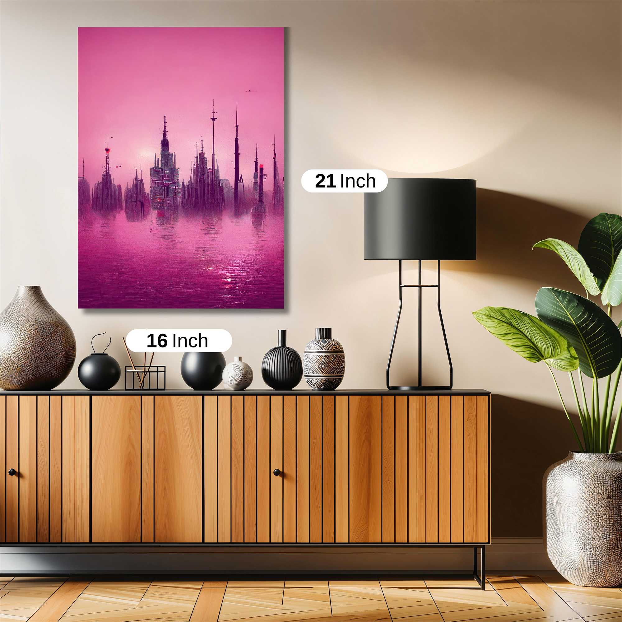 Neon Dreamscape Safe Wall Magnetic / M