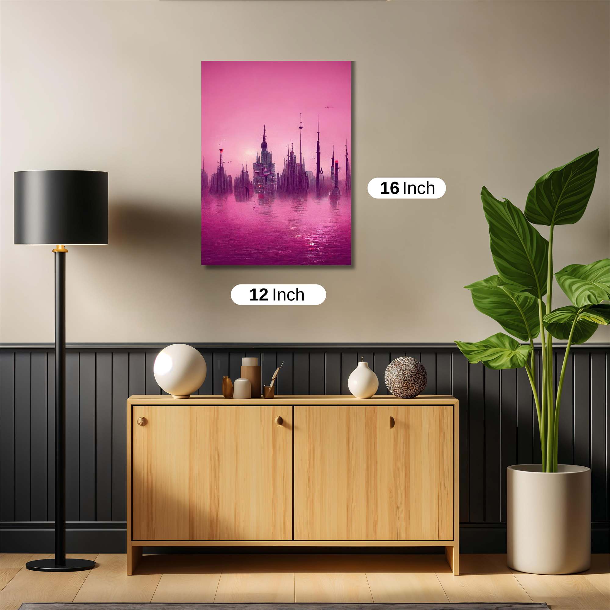 Neon Dreamscape Safe Wall Magnetic / M