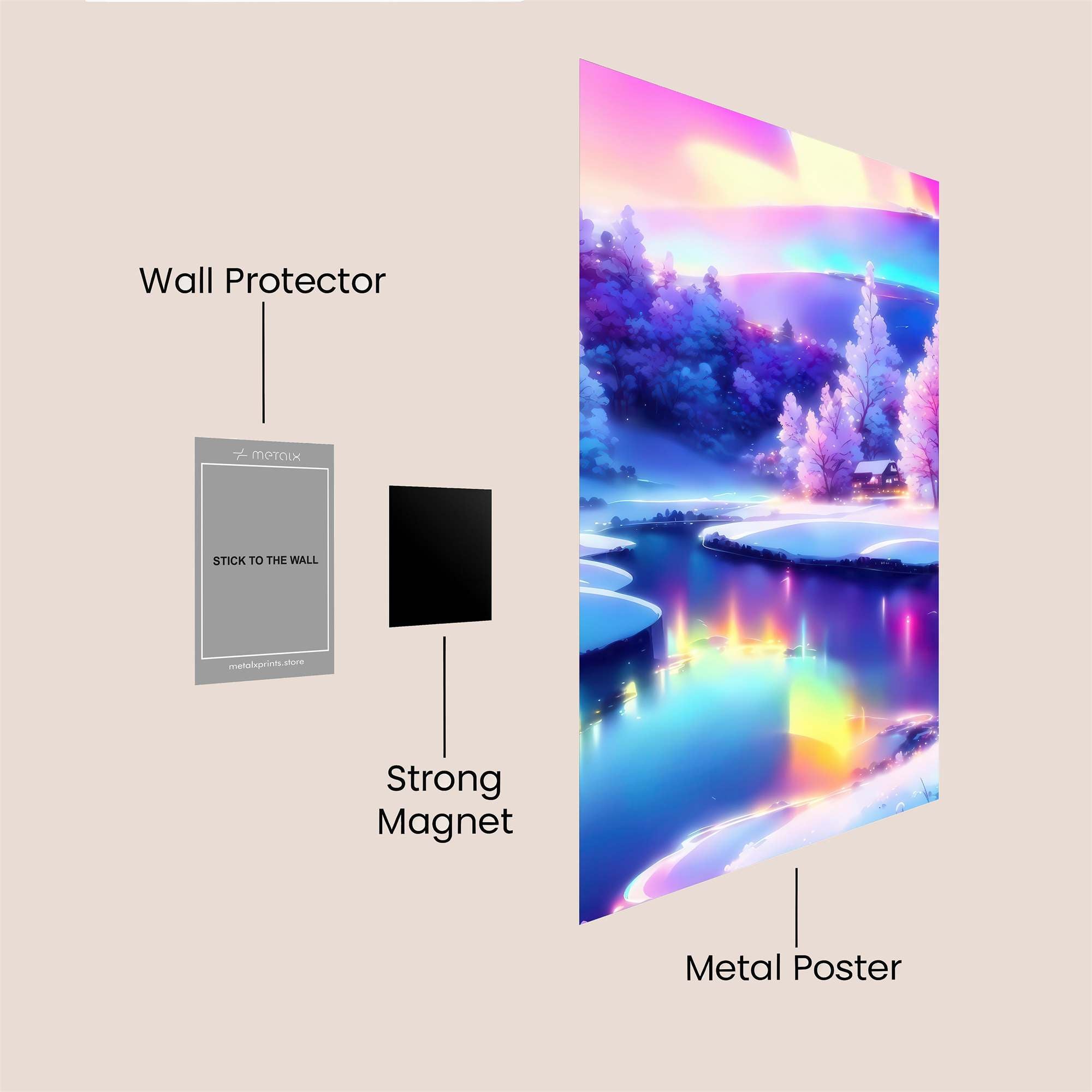 Aurora Dream Safe Wall Magnetic / M