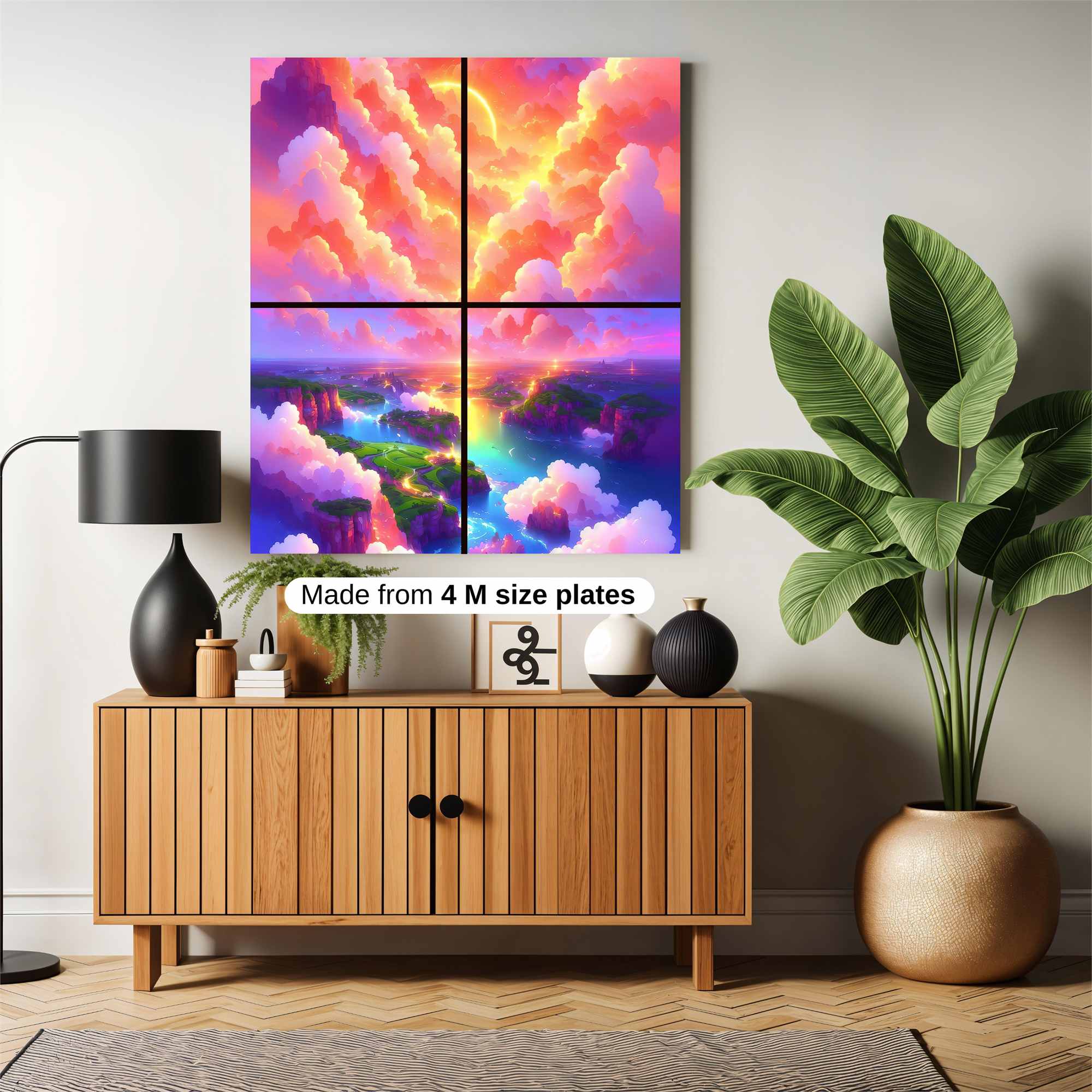 Sunset Serenity Safe Wall Magnetic / M