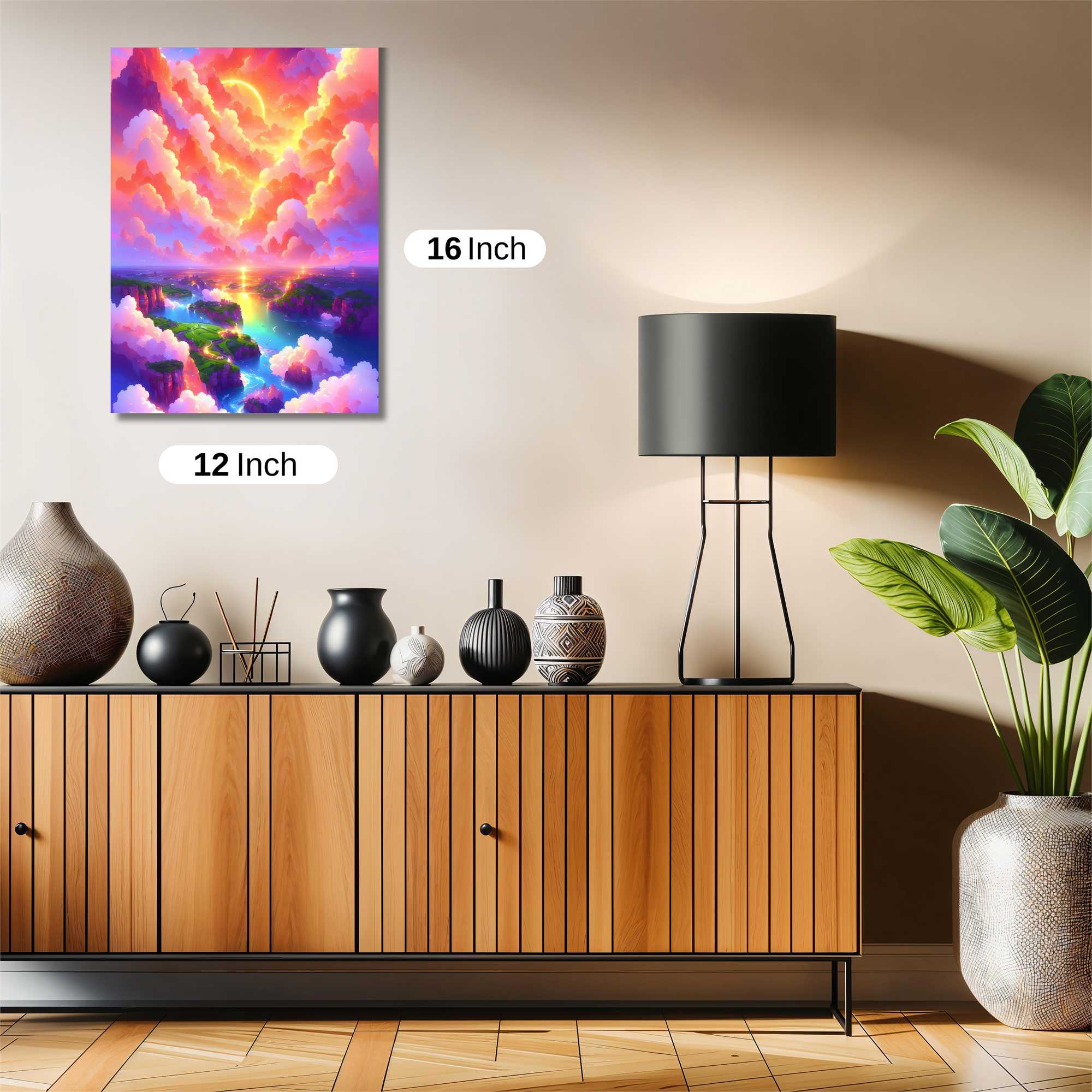 Sunset Serenity Safe Wall Magnetic / M