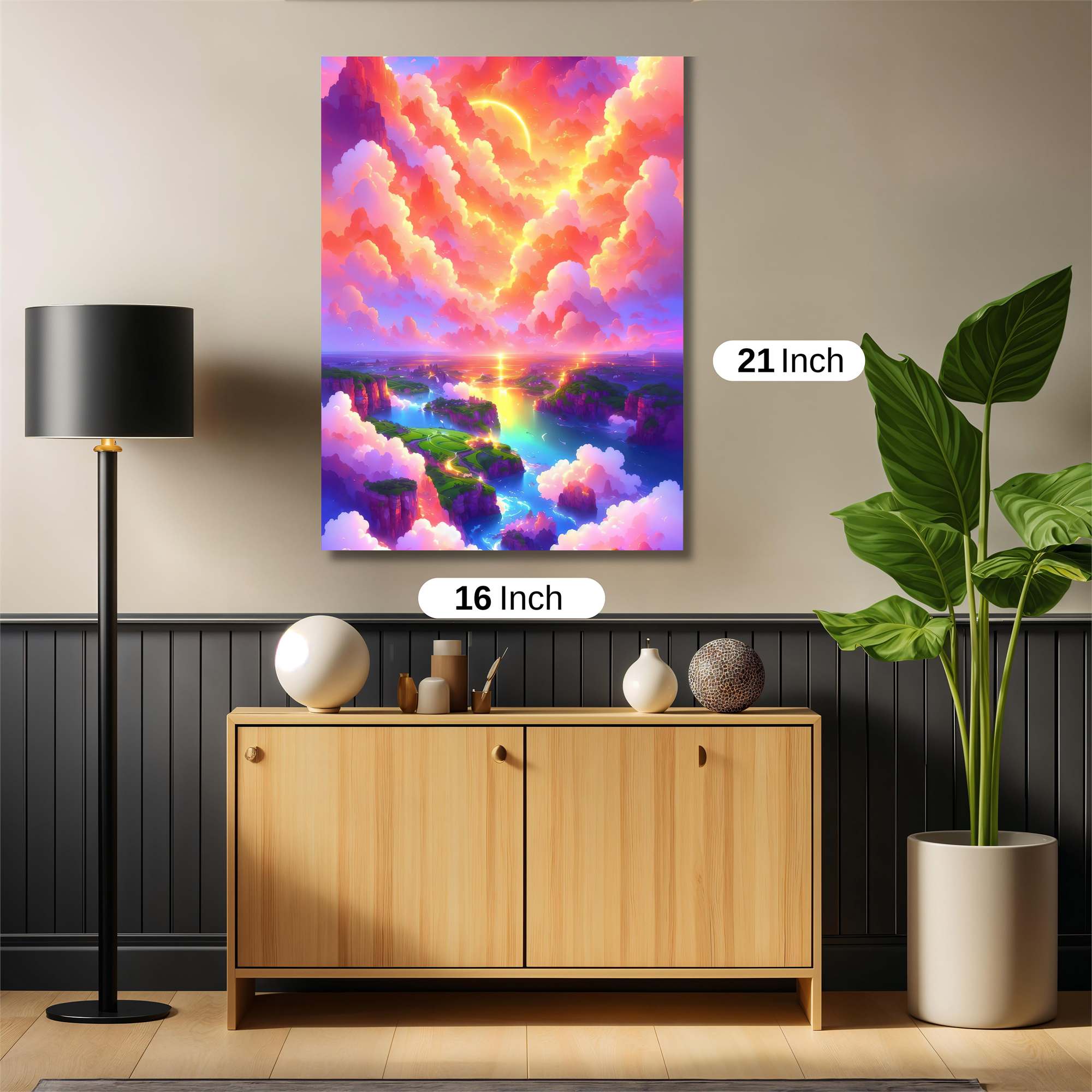 Sunset Serenity Safe Wall Magnetic / M