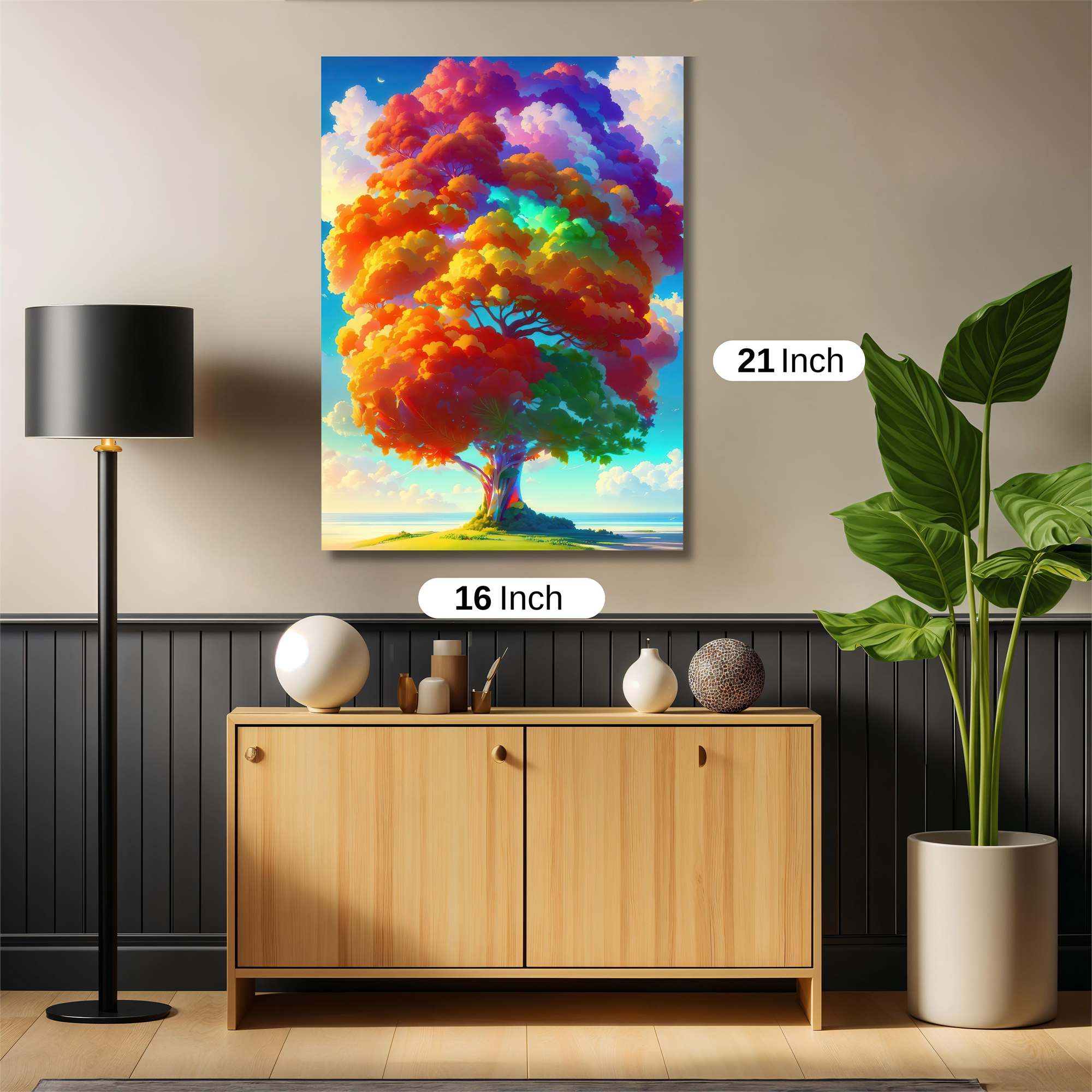 Rainbow Serenity Safe Wall Magnetic / M