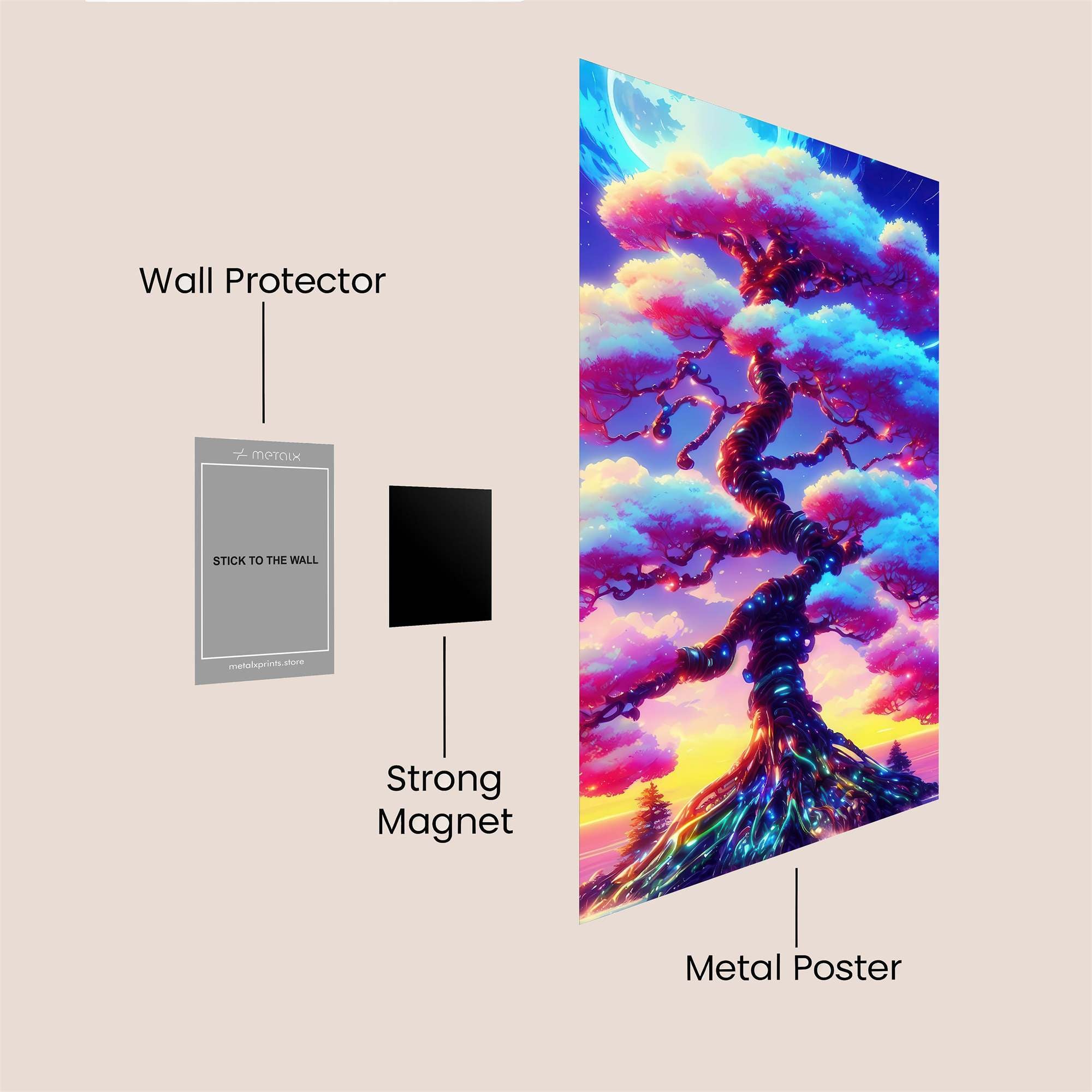 Celestial Serenity Safe Wall Magnetic / M