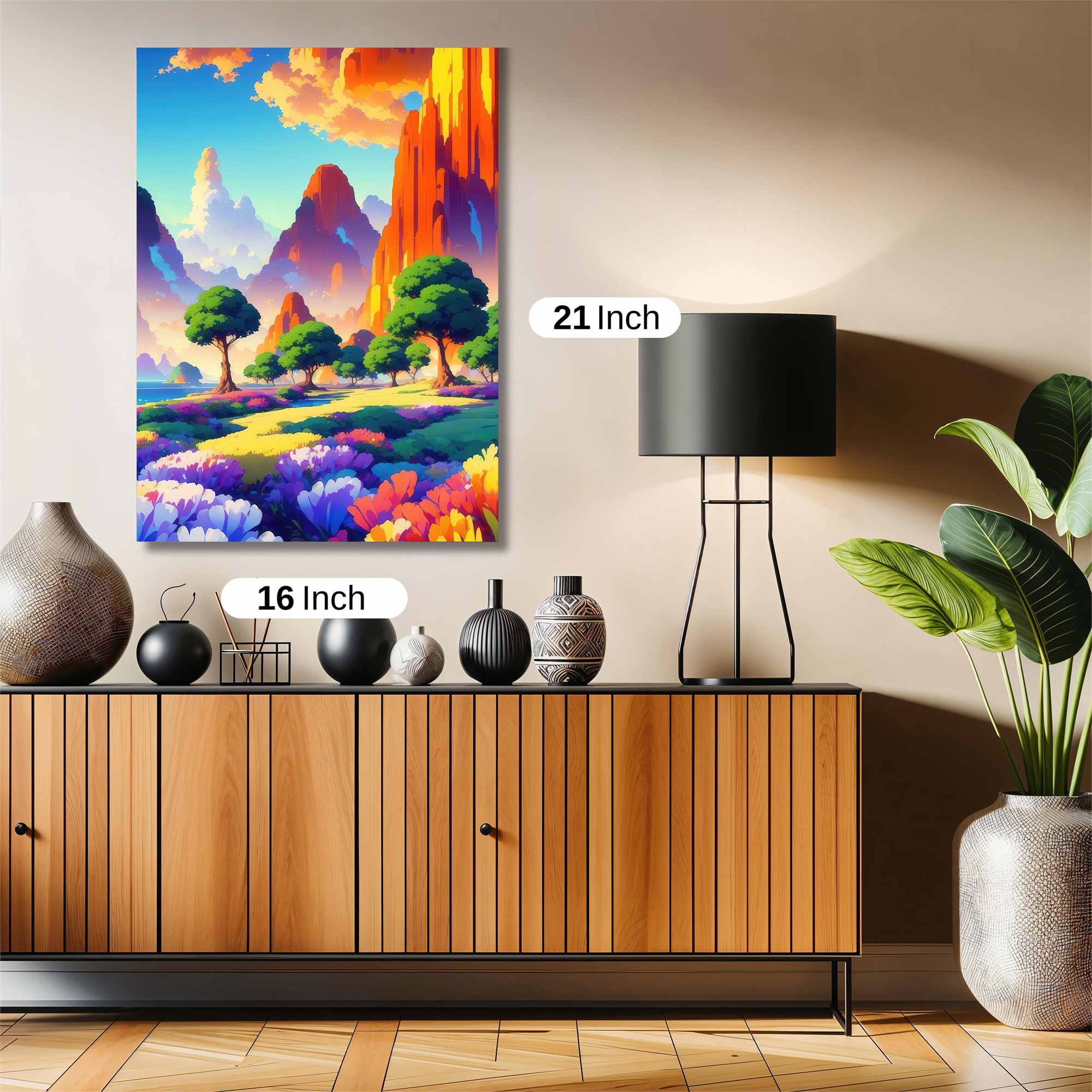 Sunset Serenity Safe Wall Magnetic / M