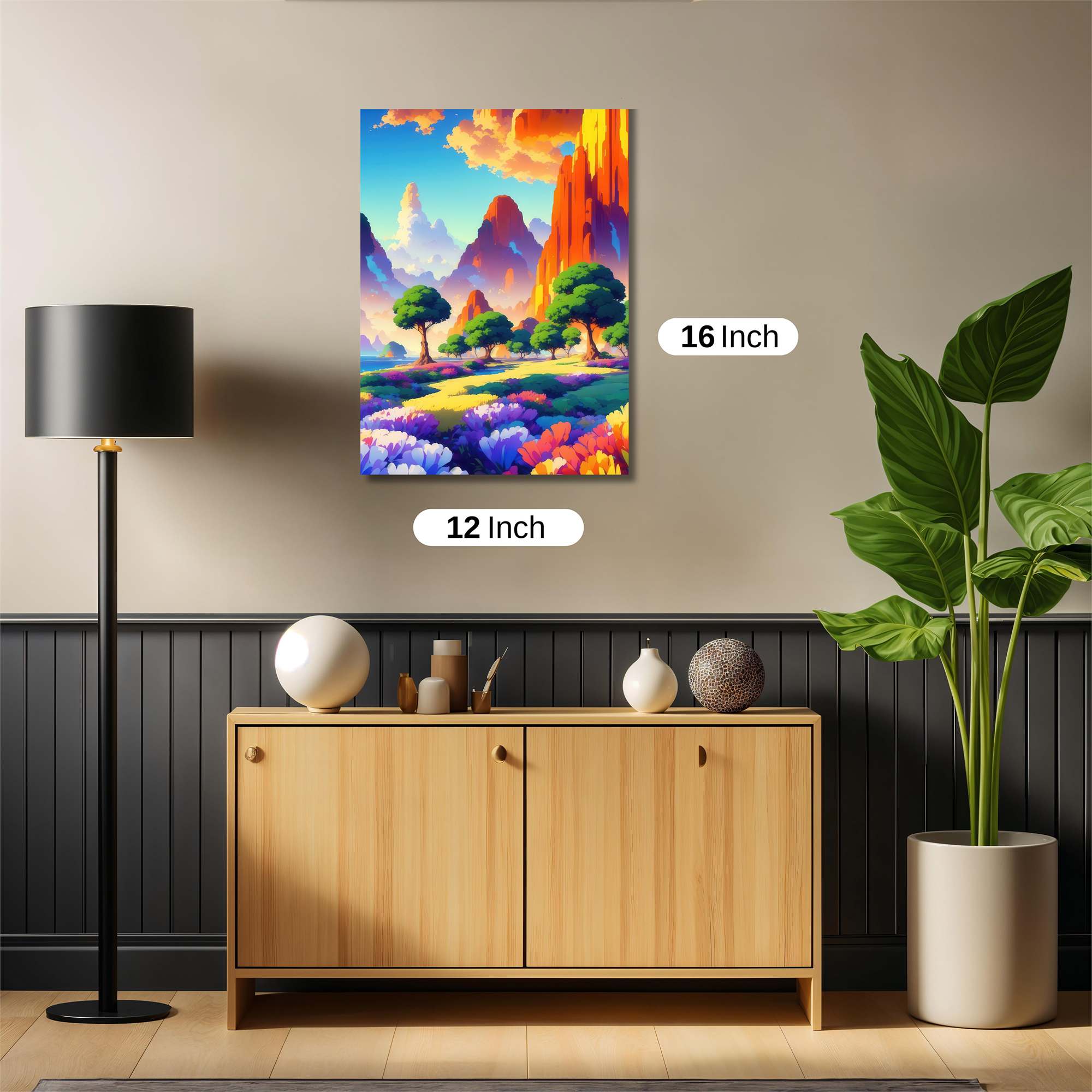 Sunset Serenity Safe Wall Magnetic / M