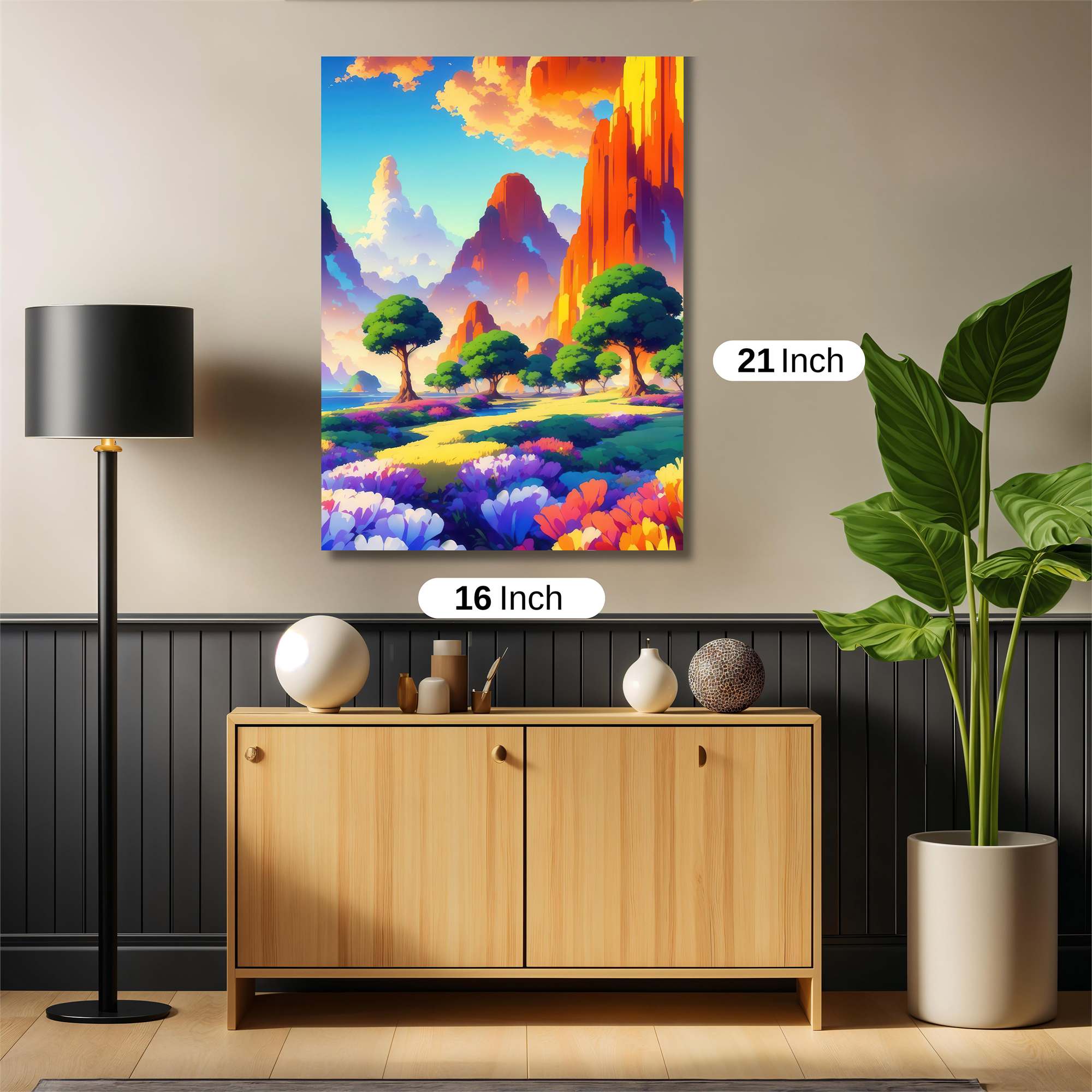 Sunset Serenity Safe Wall Magnetic / M