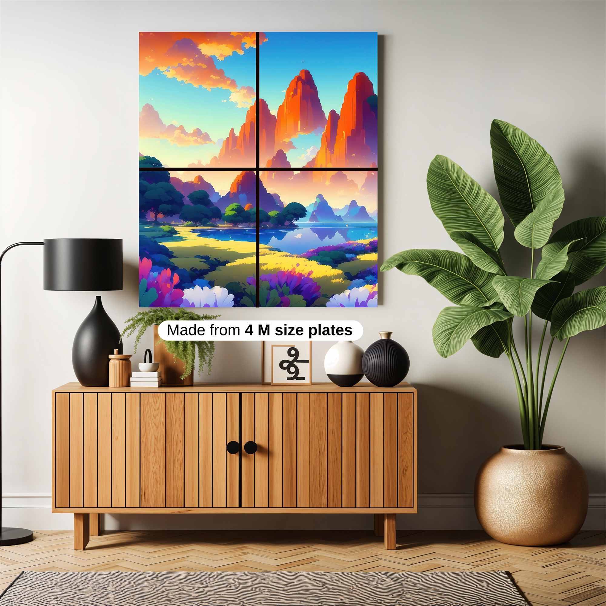 Sunset Serenity Safe Wall Magnetic / M