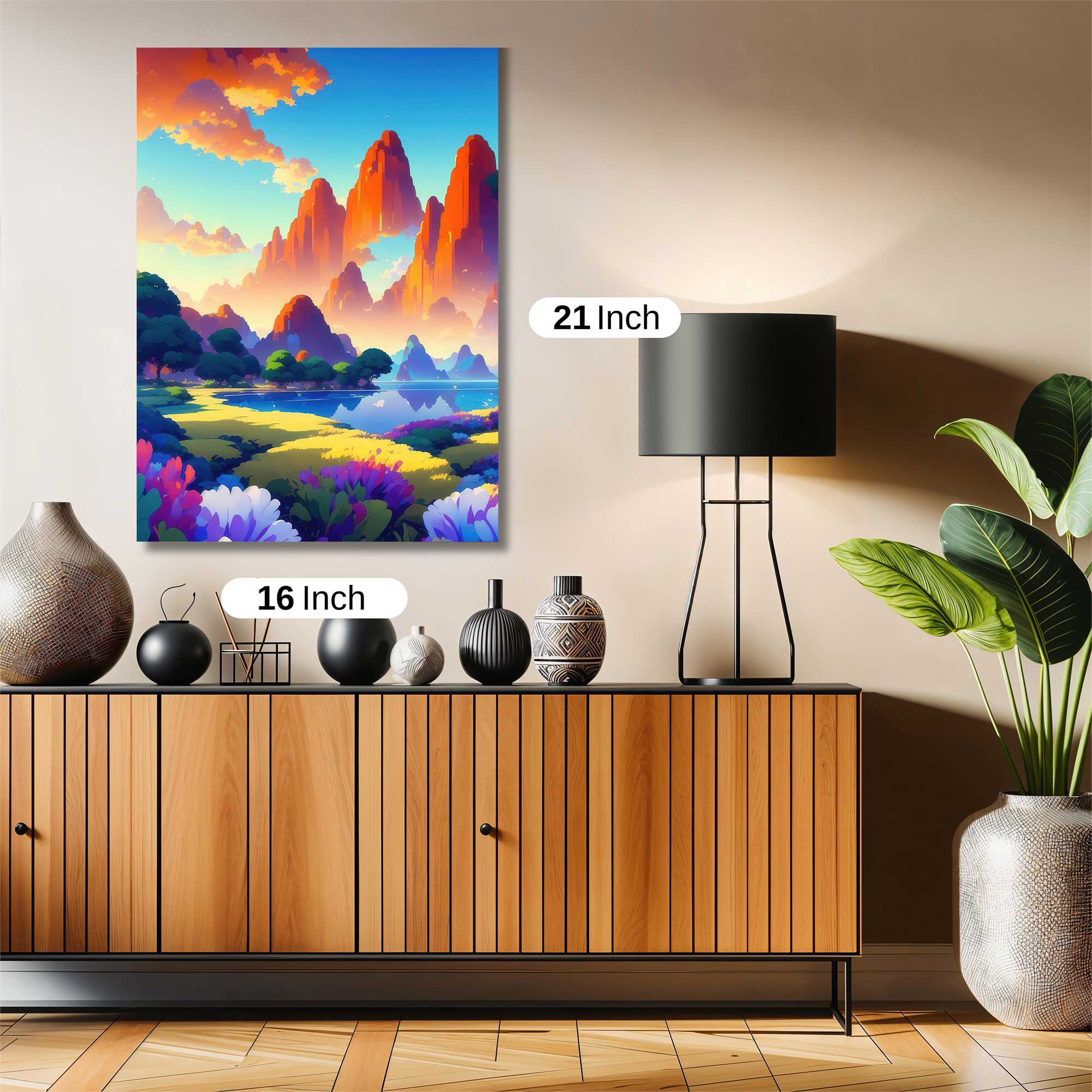 Sunset Serenity Safe Wall Magnetic / M