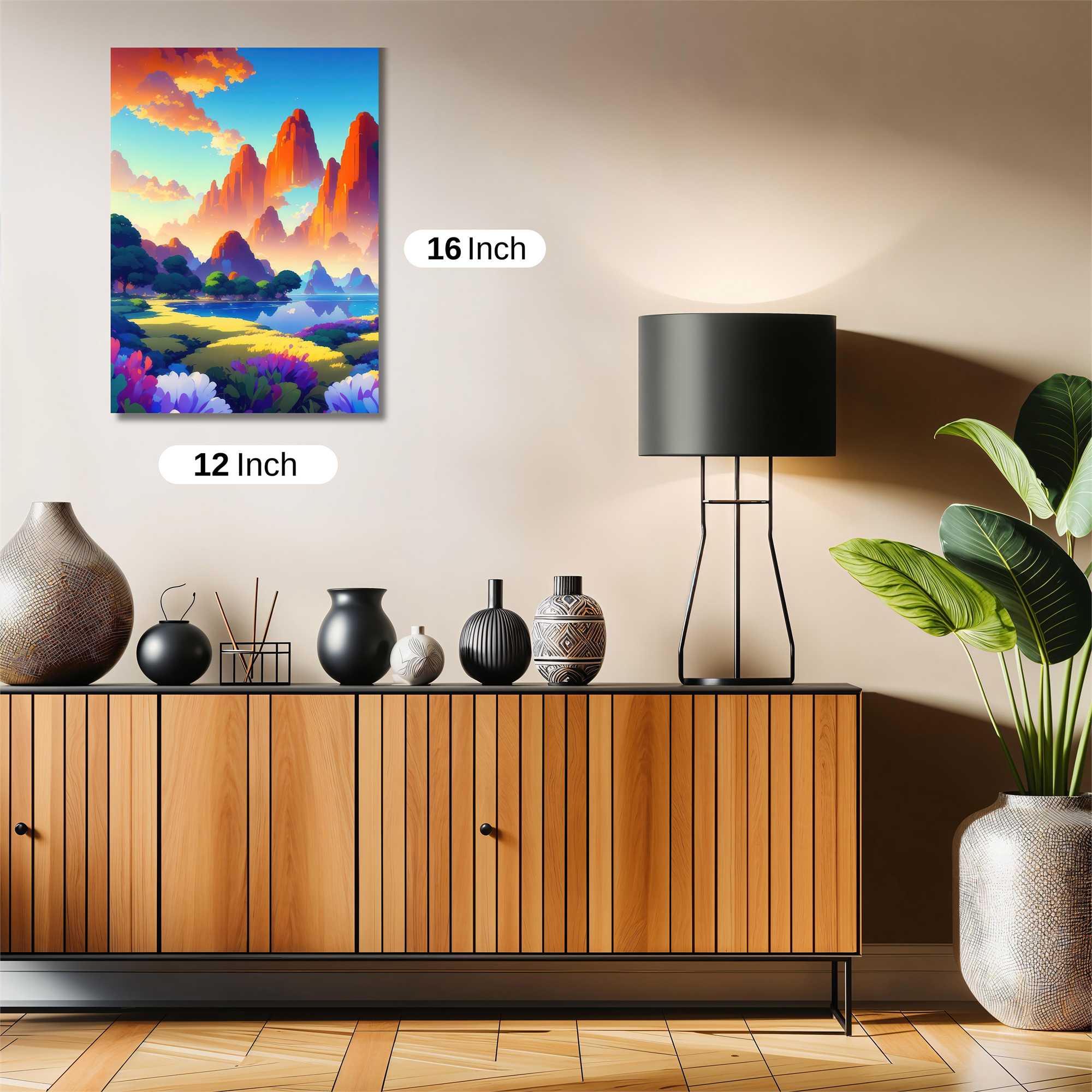 Sunset Serenity Safe Wall Magnetic / M