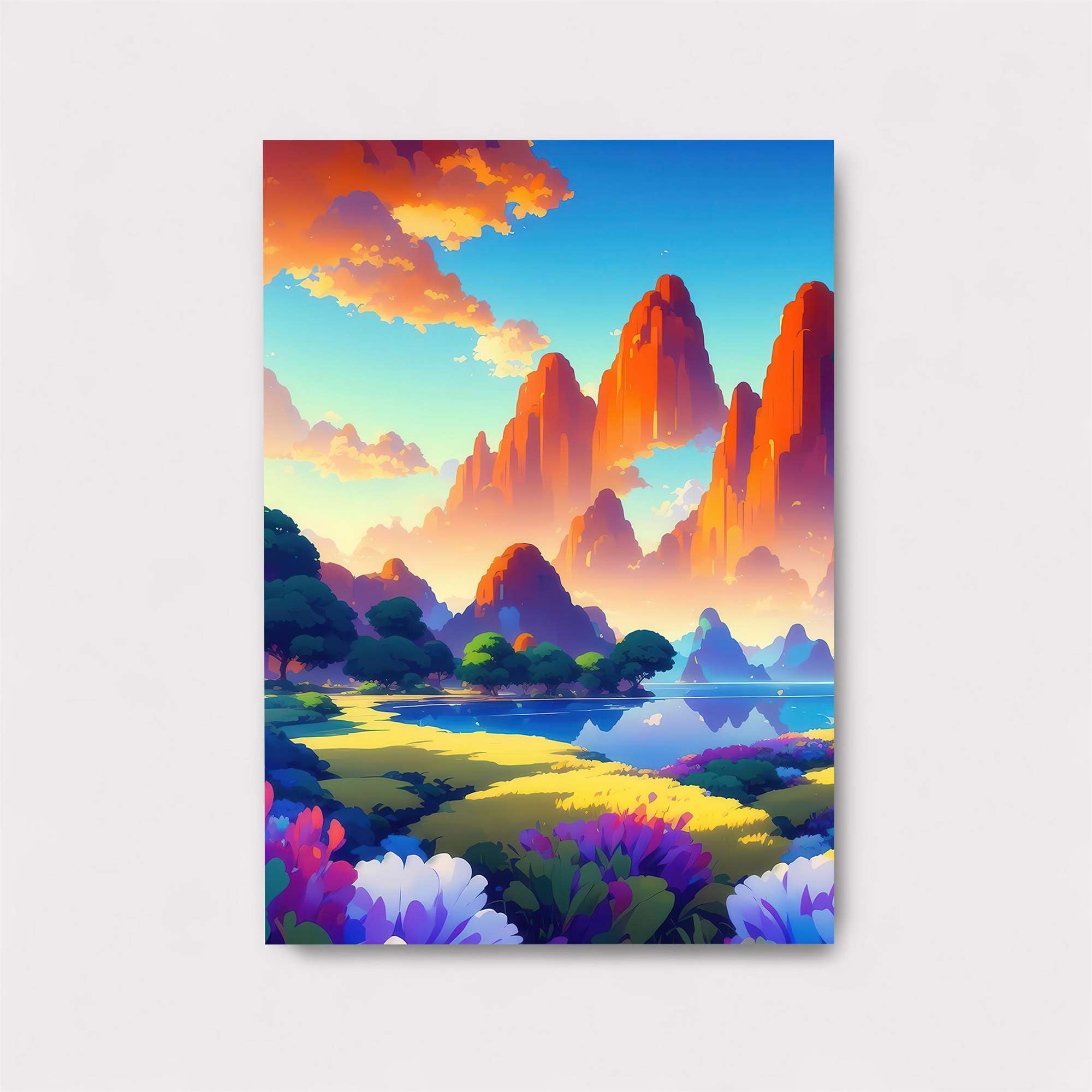 Sunset Serenity Safe Wall Magnetic / M