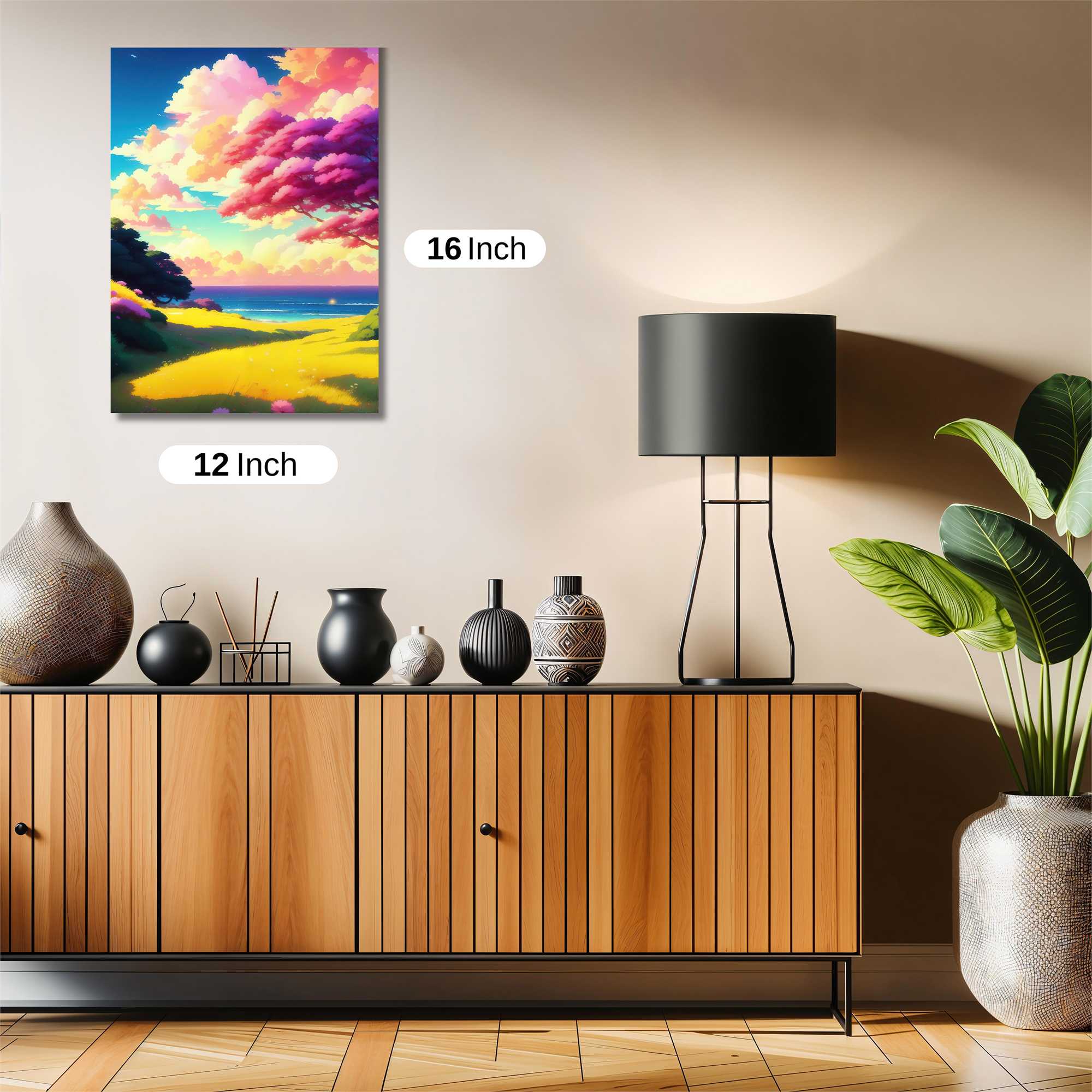 Sunset Serenity Safe Wall Magnetic / M