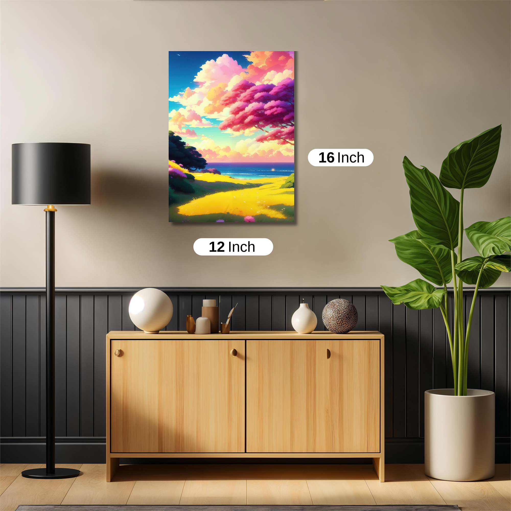 Sunset Serenity Safe Wall Magnetic / M