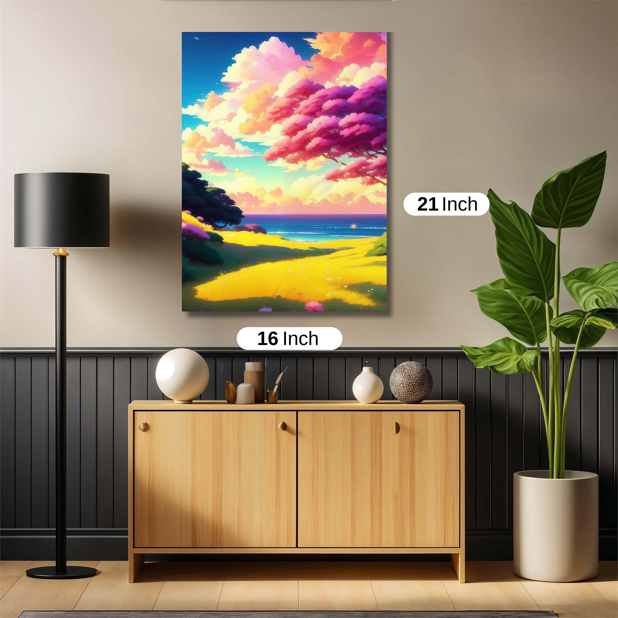 Sunset Serenity Safe Wall Magnetic / M