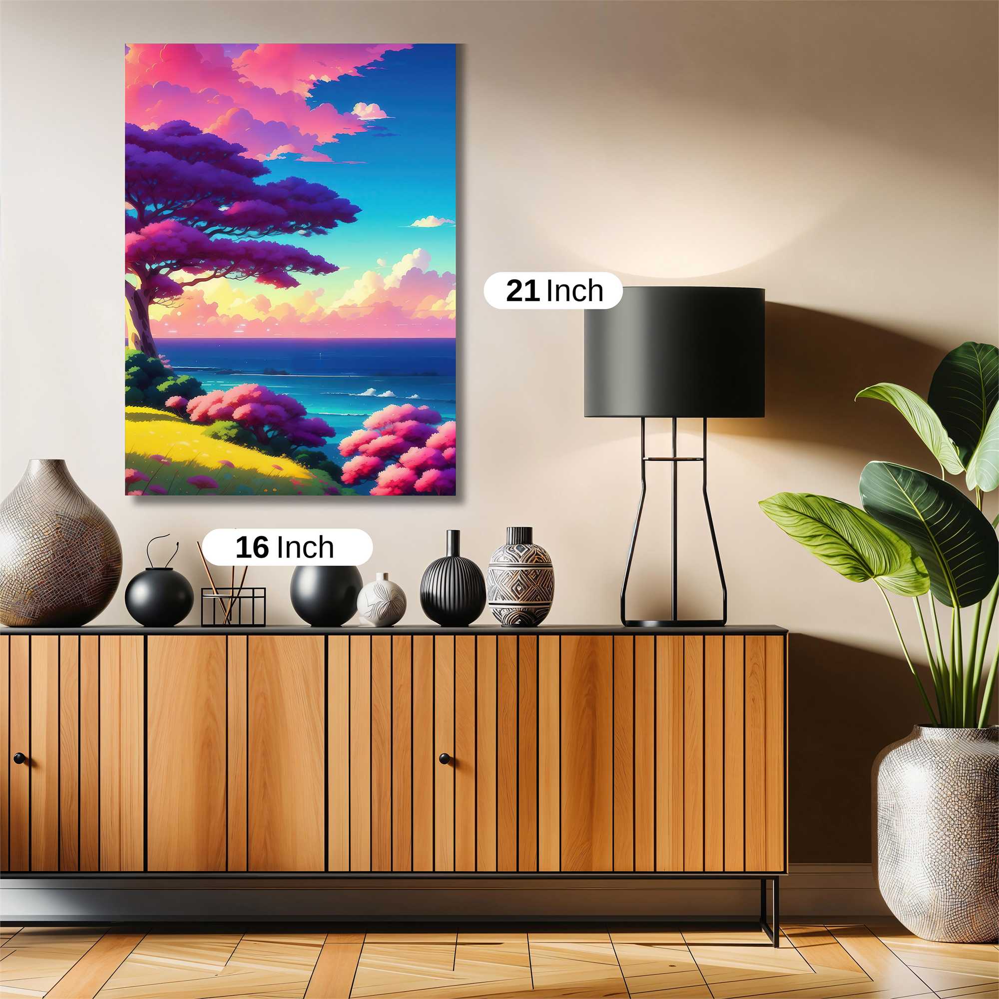 Sunset Serenity Safe Wall Magnetic / M