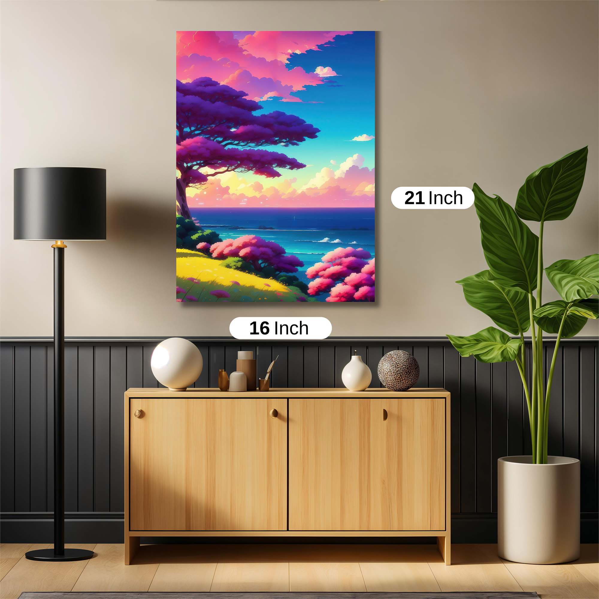 Sunset Serenity Safe Wall Magnetic / M