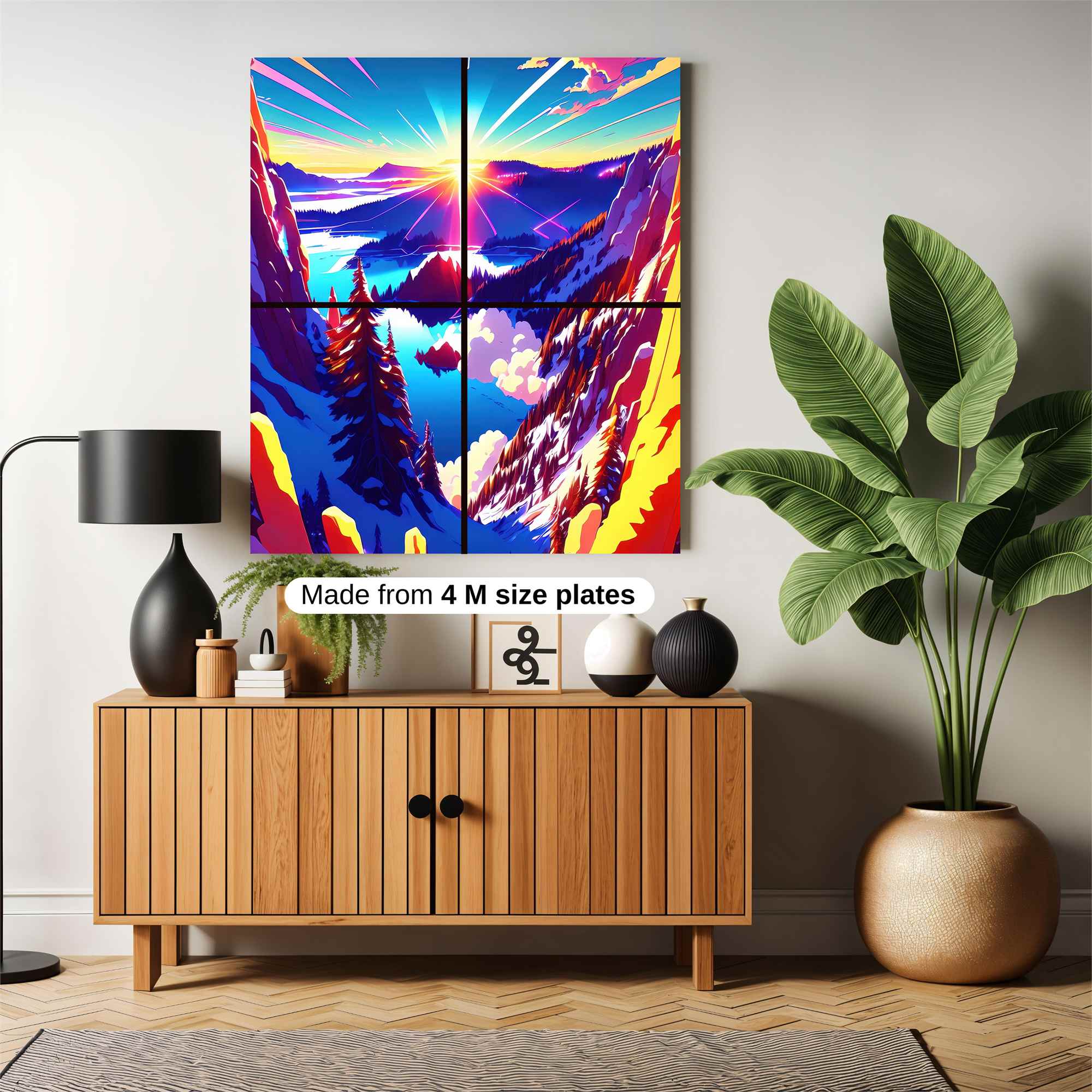 Sunrise Serenity Safe Wall Magnetic / M