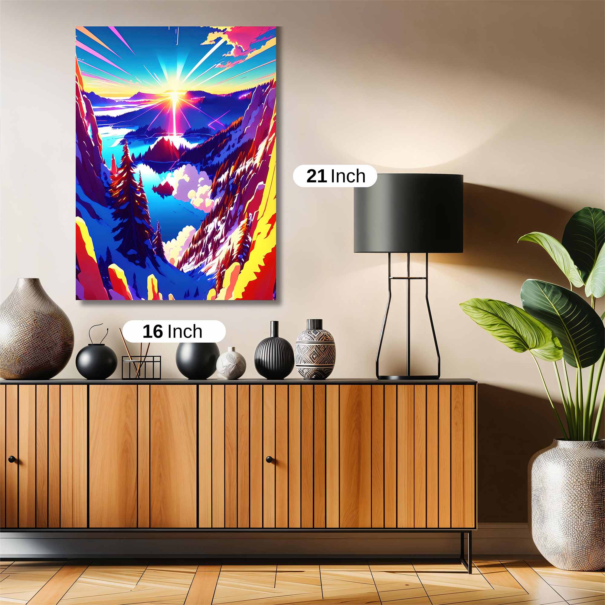 Sunrise Serenity Safe Wall Magnetic / M