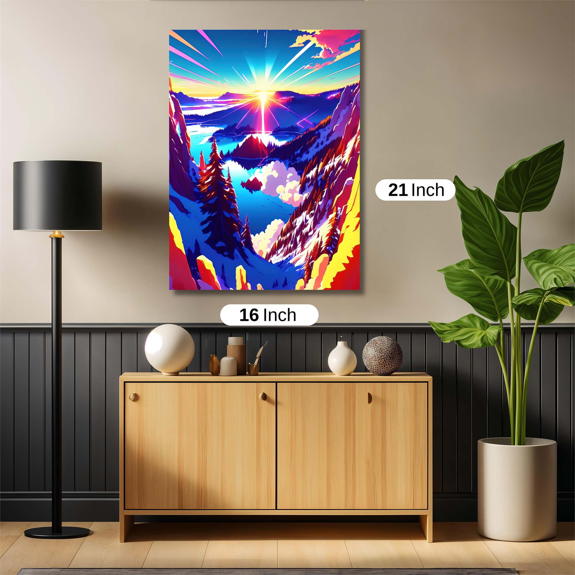 Sunrise Serenity Safe Wall Magnetic / M