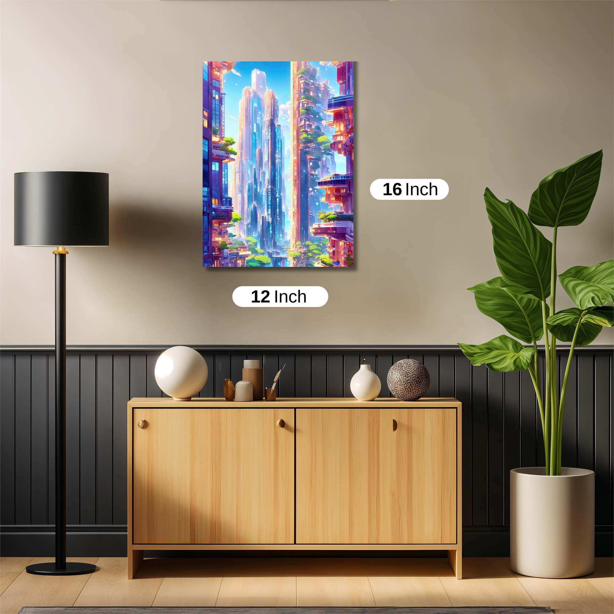 Cybernetic Dreamscape Safe Wall Magnetic / M